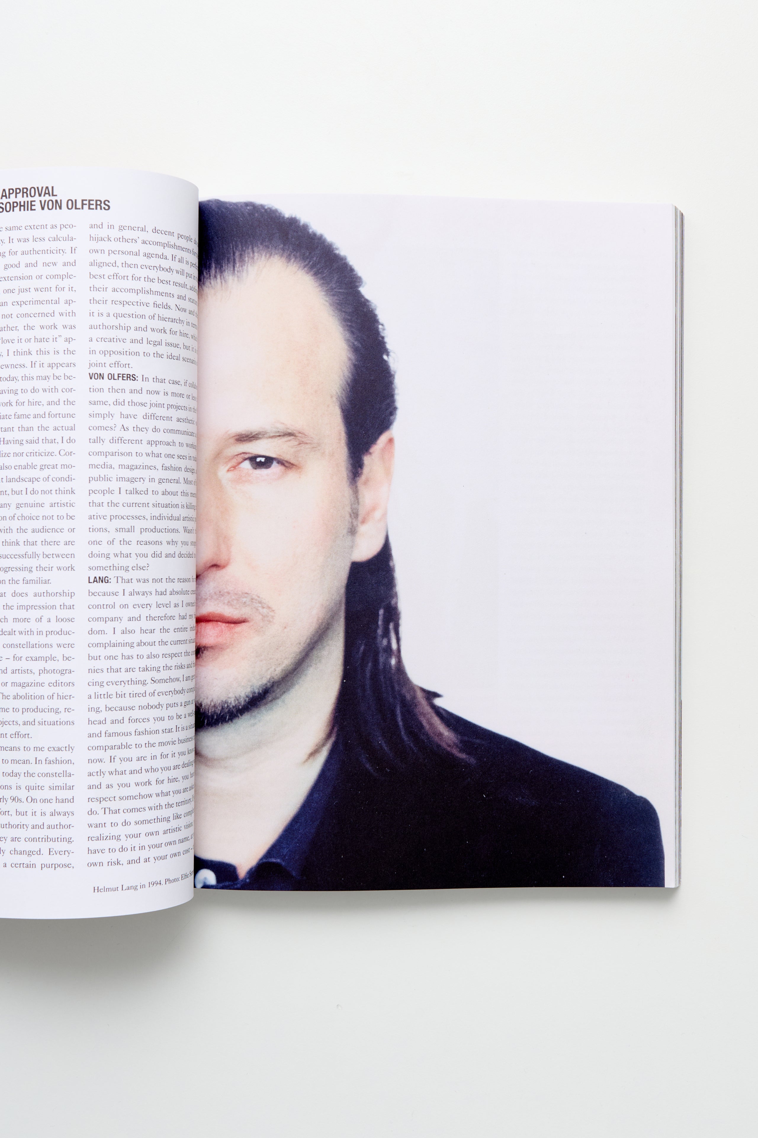 032c Issue 31 Helmut Lang