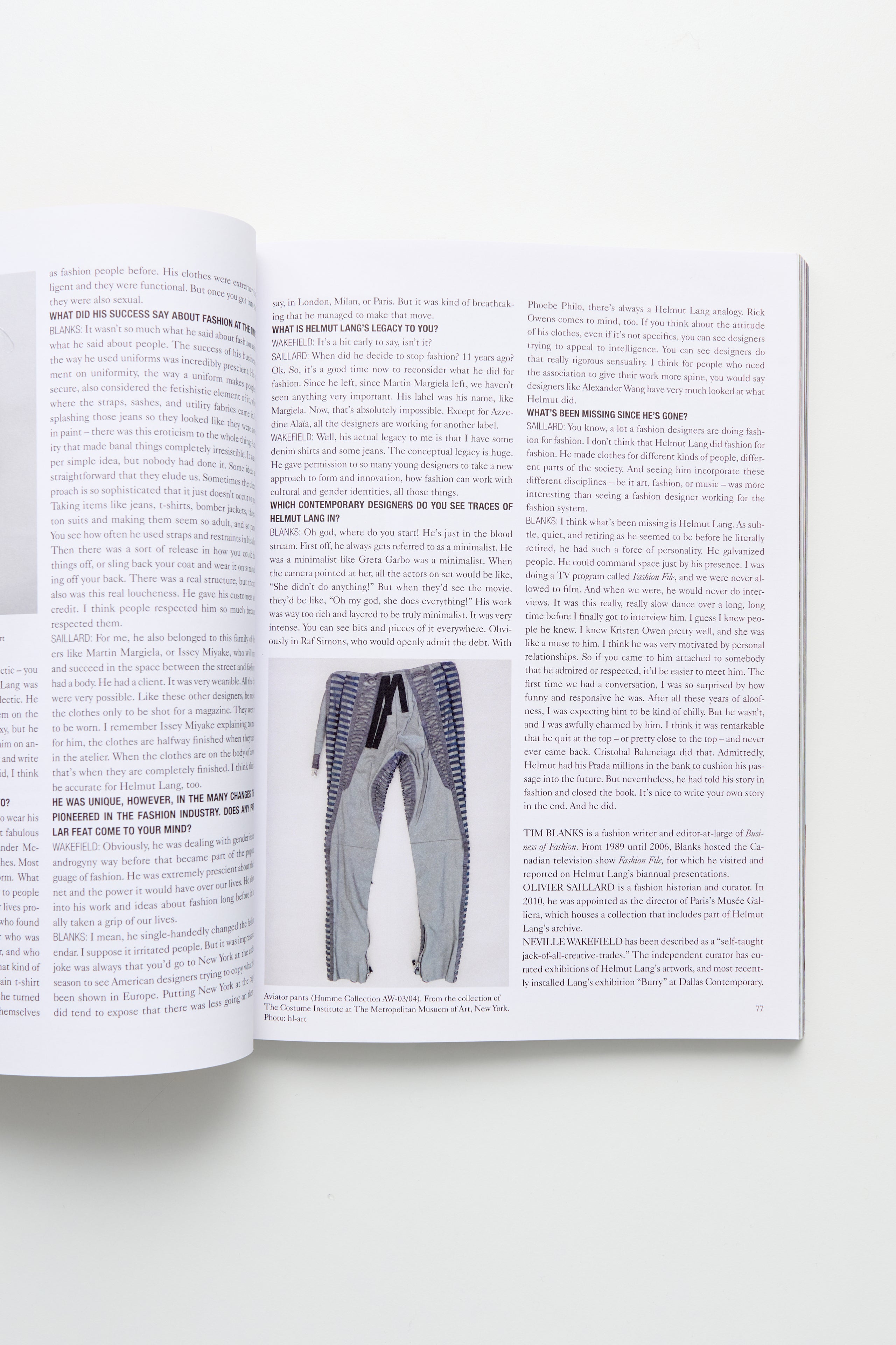 032c Issue 31 Helmut Lang