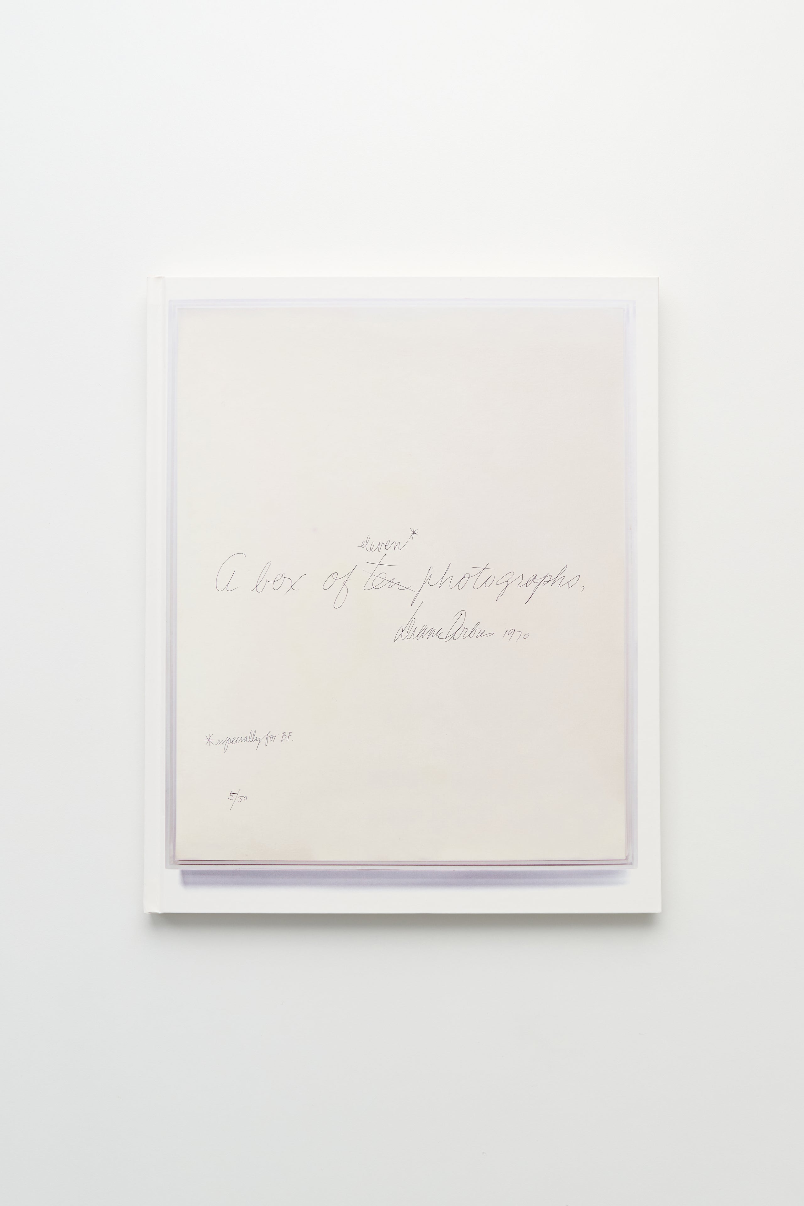 Diane Arbus: A Box Of Ten Photographs