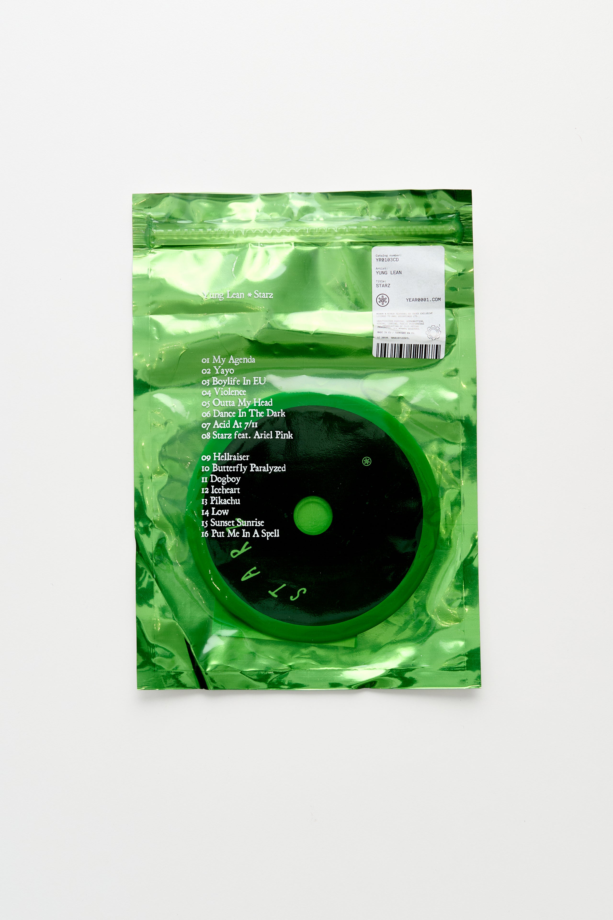 Yung Lean Starz Limited Edition CD