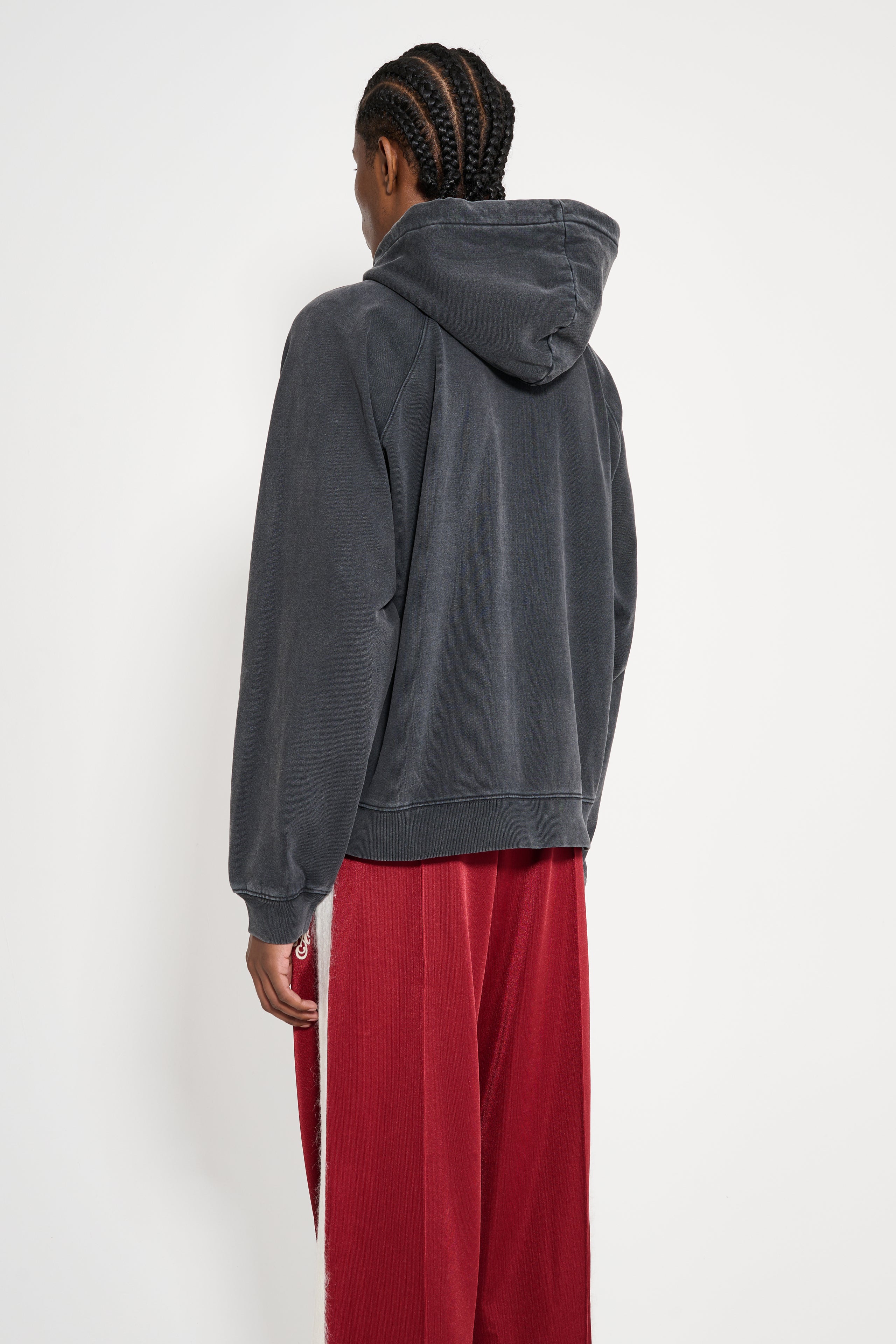 Stockholm Surfboard Club Logo Zip Hoodie Black