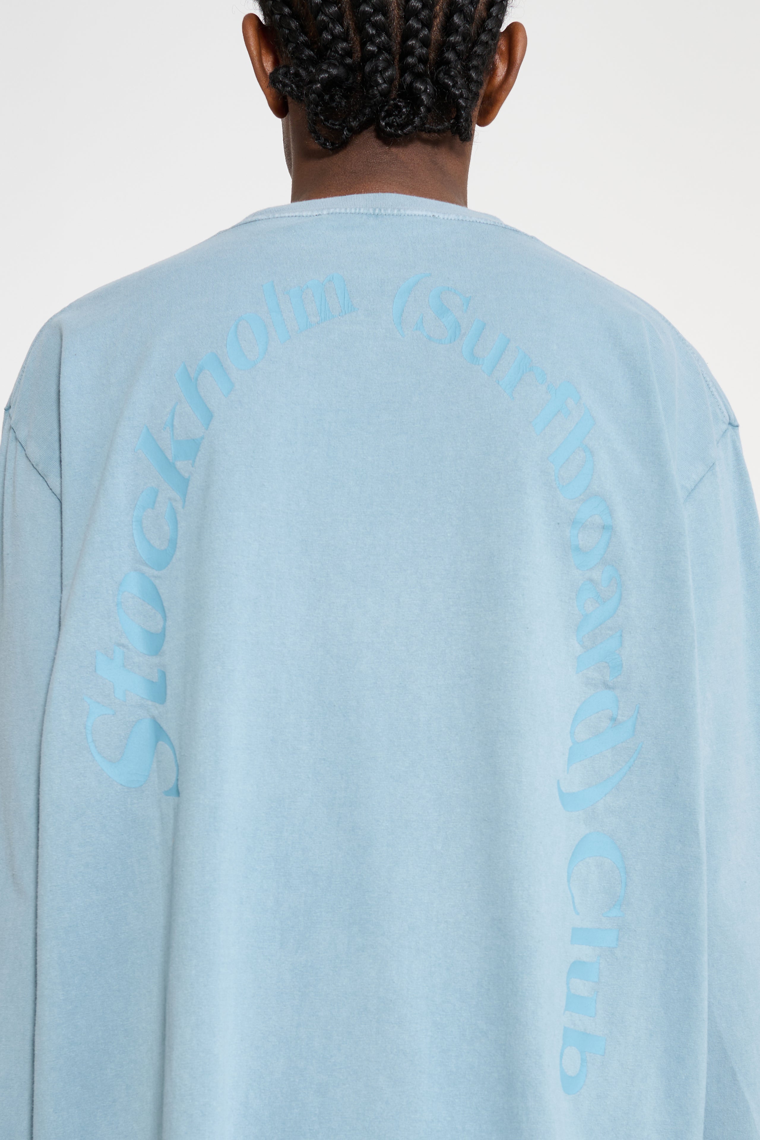Stockholm Surfboard Back Logo Longsleeve Tokyo Blue