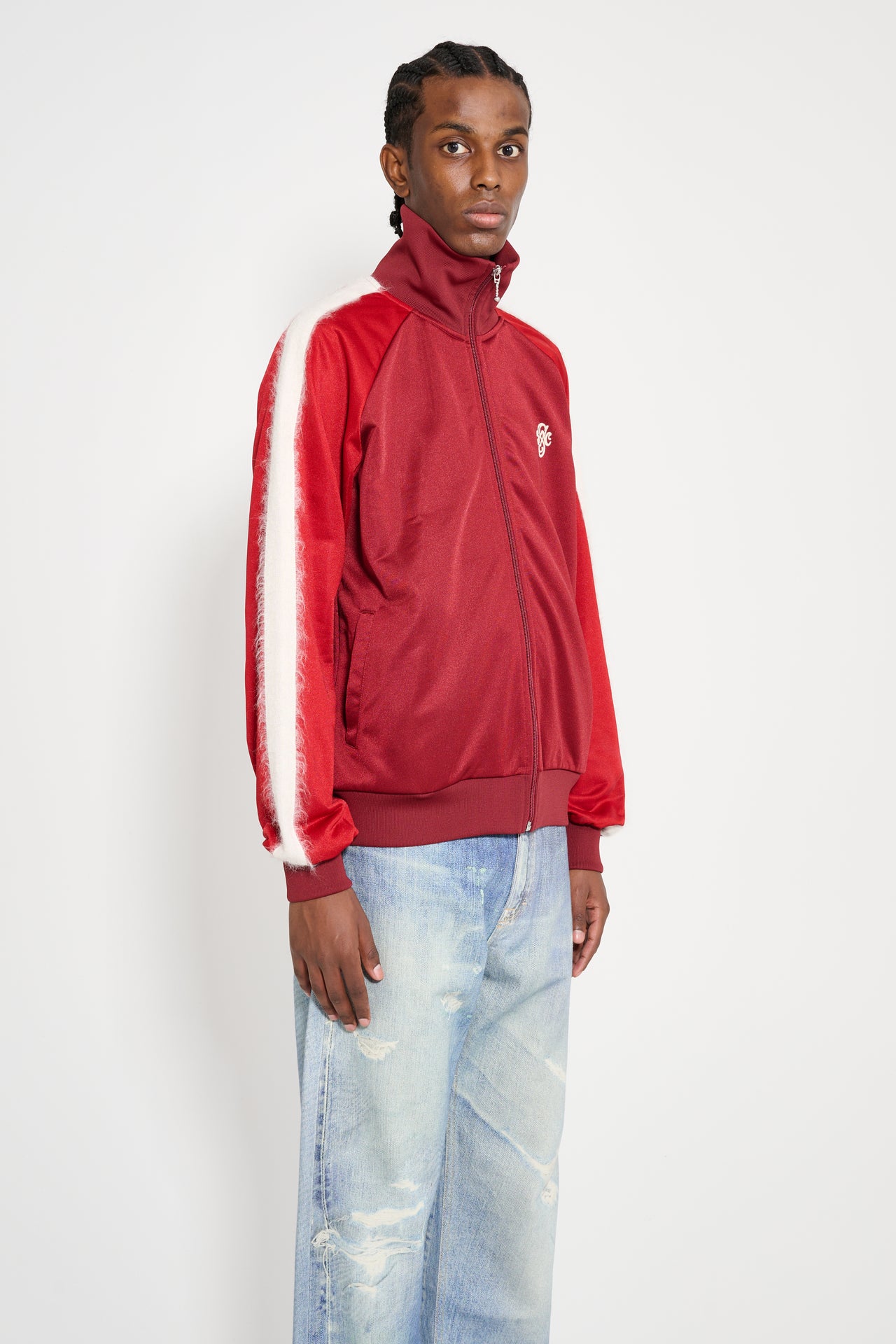 Stockholm Surfboard Club Tracksuit Jacket Cherry