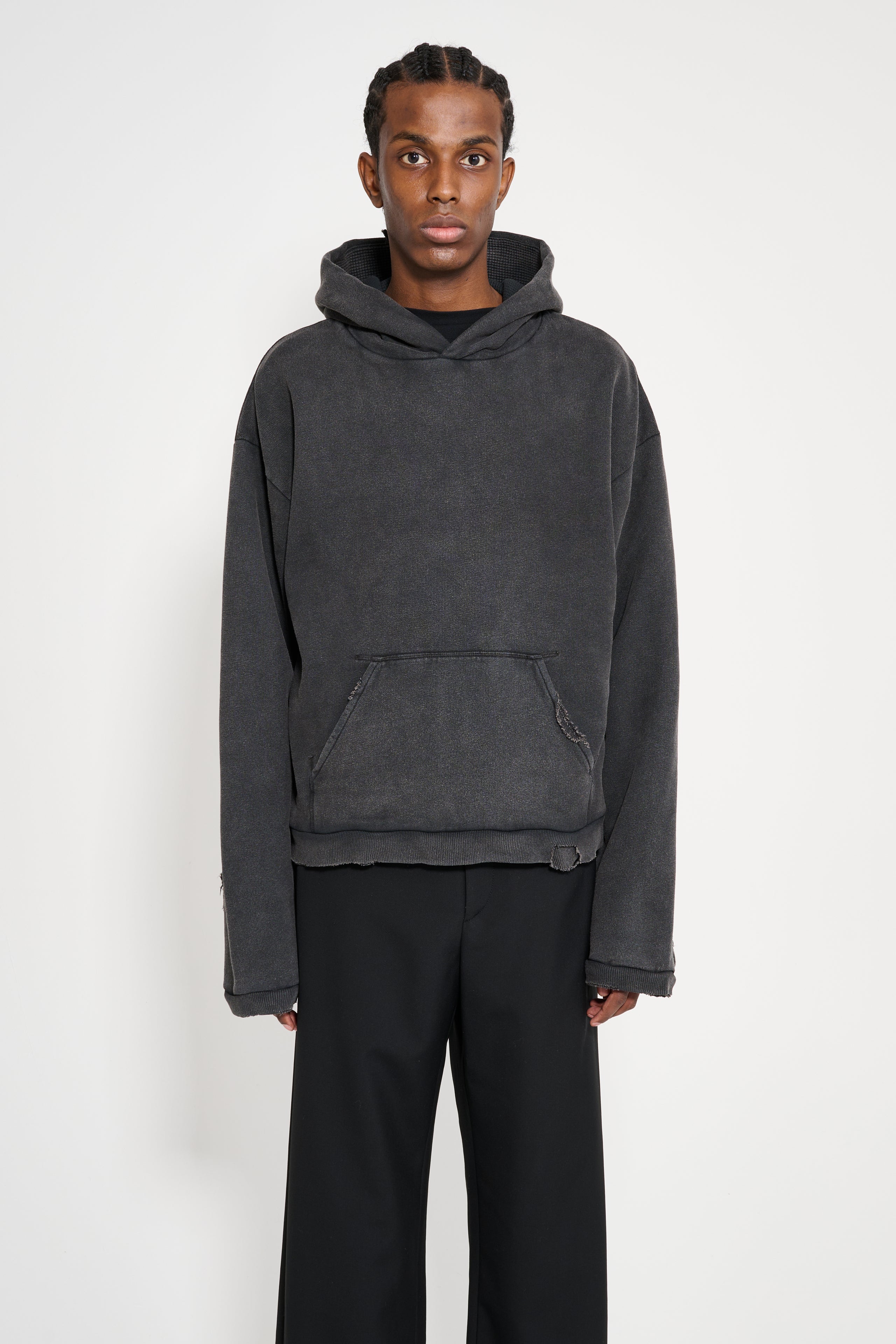 Stockholm Surfboard Club Heavyweight Lined Hoodie Mountain Grey