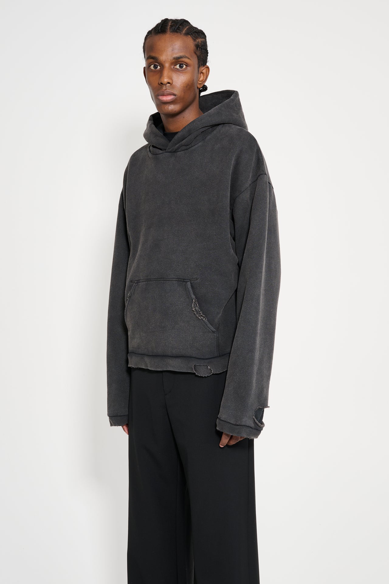 Stockholm Surfboard Club Heavyweight Lined Hoodie Mountain Grey