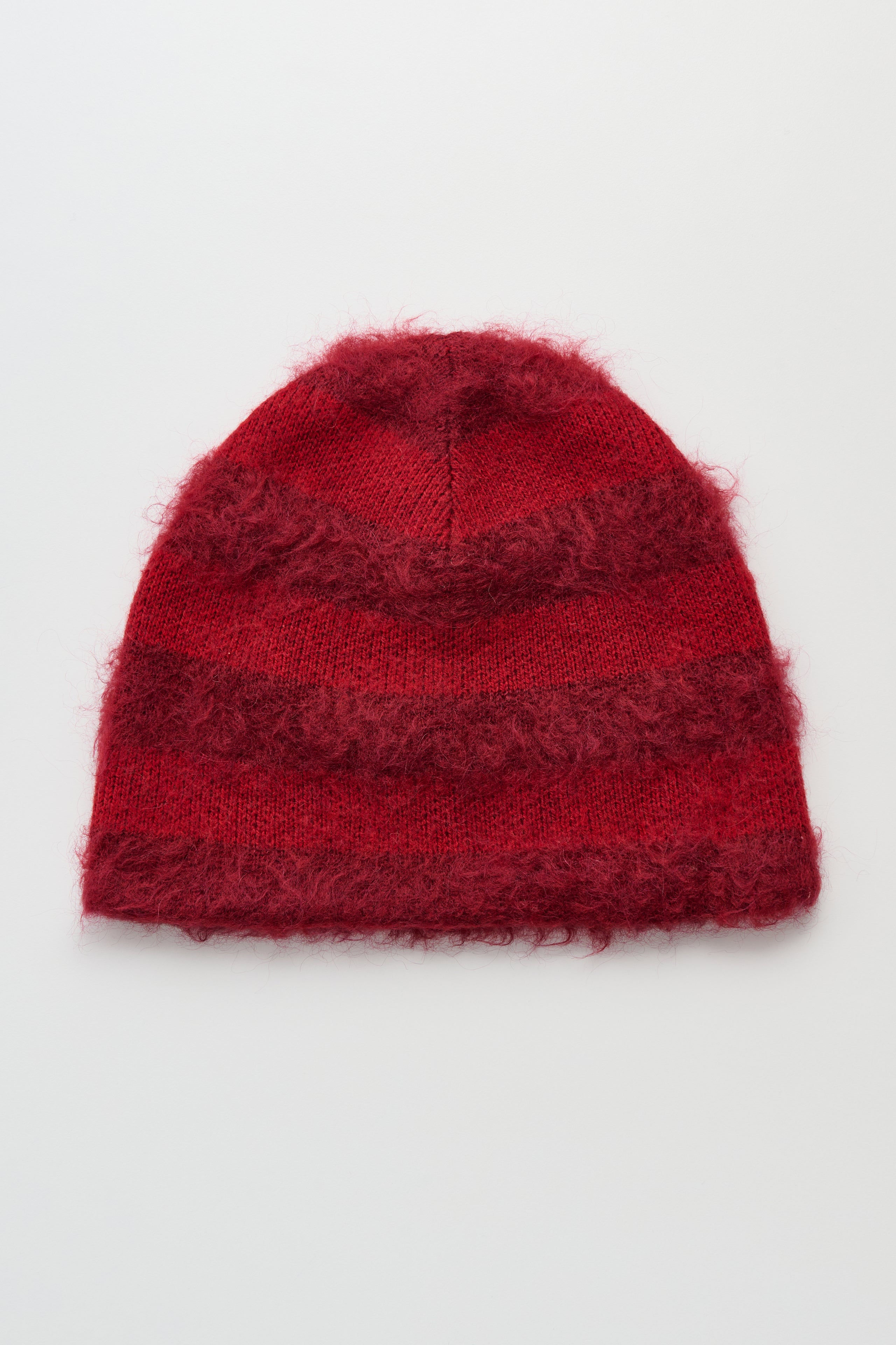 Stockholm Surfboard Club Striped Beanie Gas Red