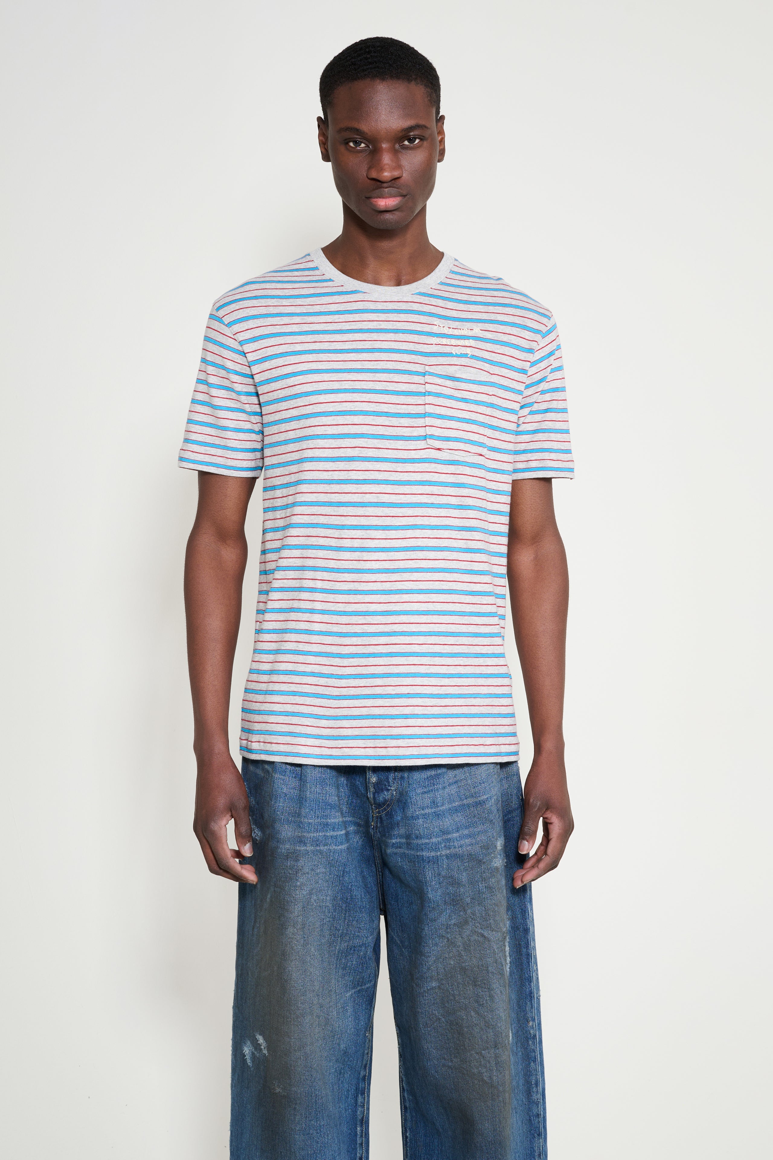 Stockholm Surfboard Club Franz Pocket T-Shirt Stripe