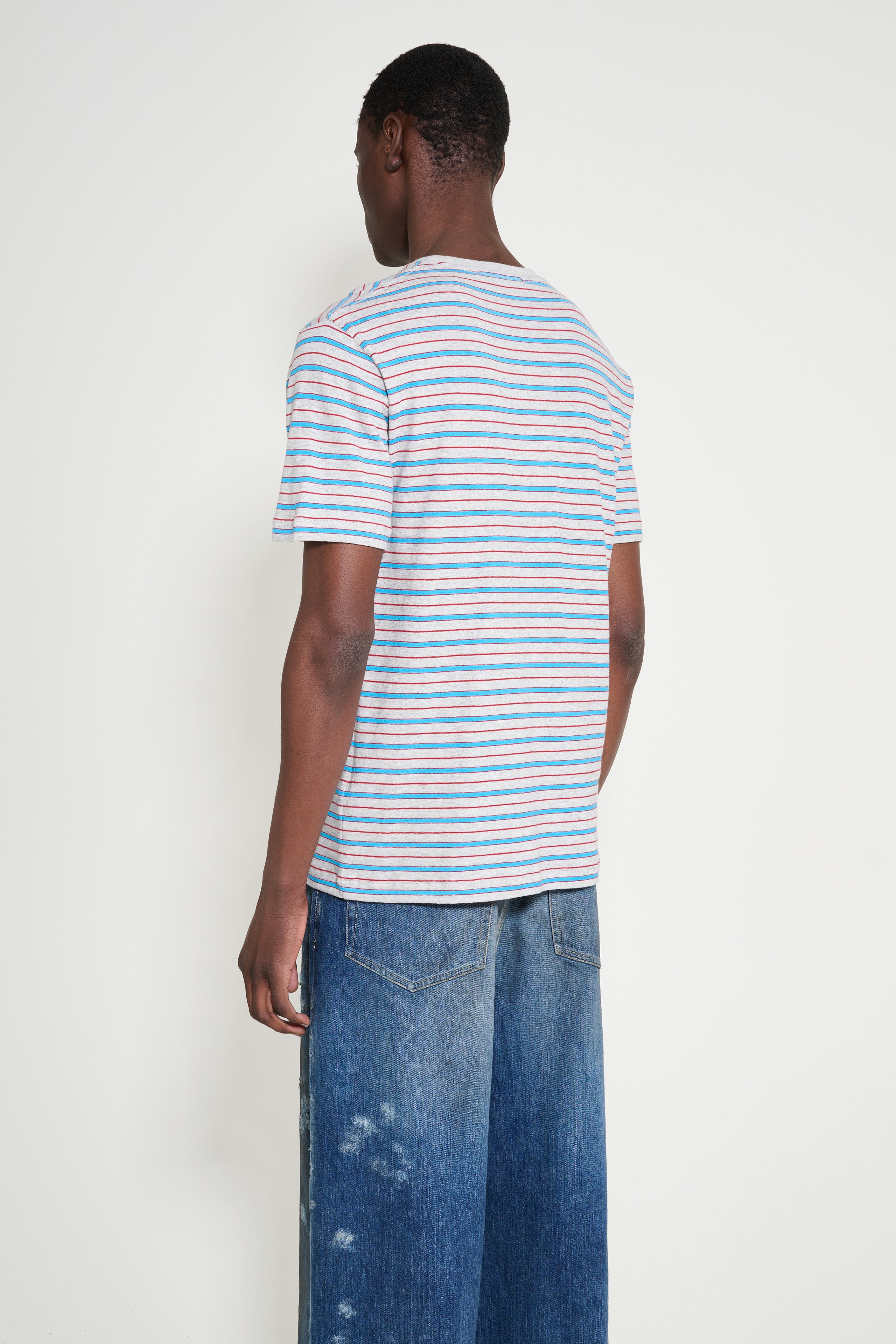 Stockholm Surfboard Club Franz Pocket T-Shirt Stripe