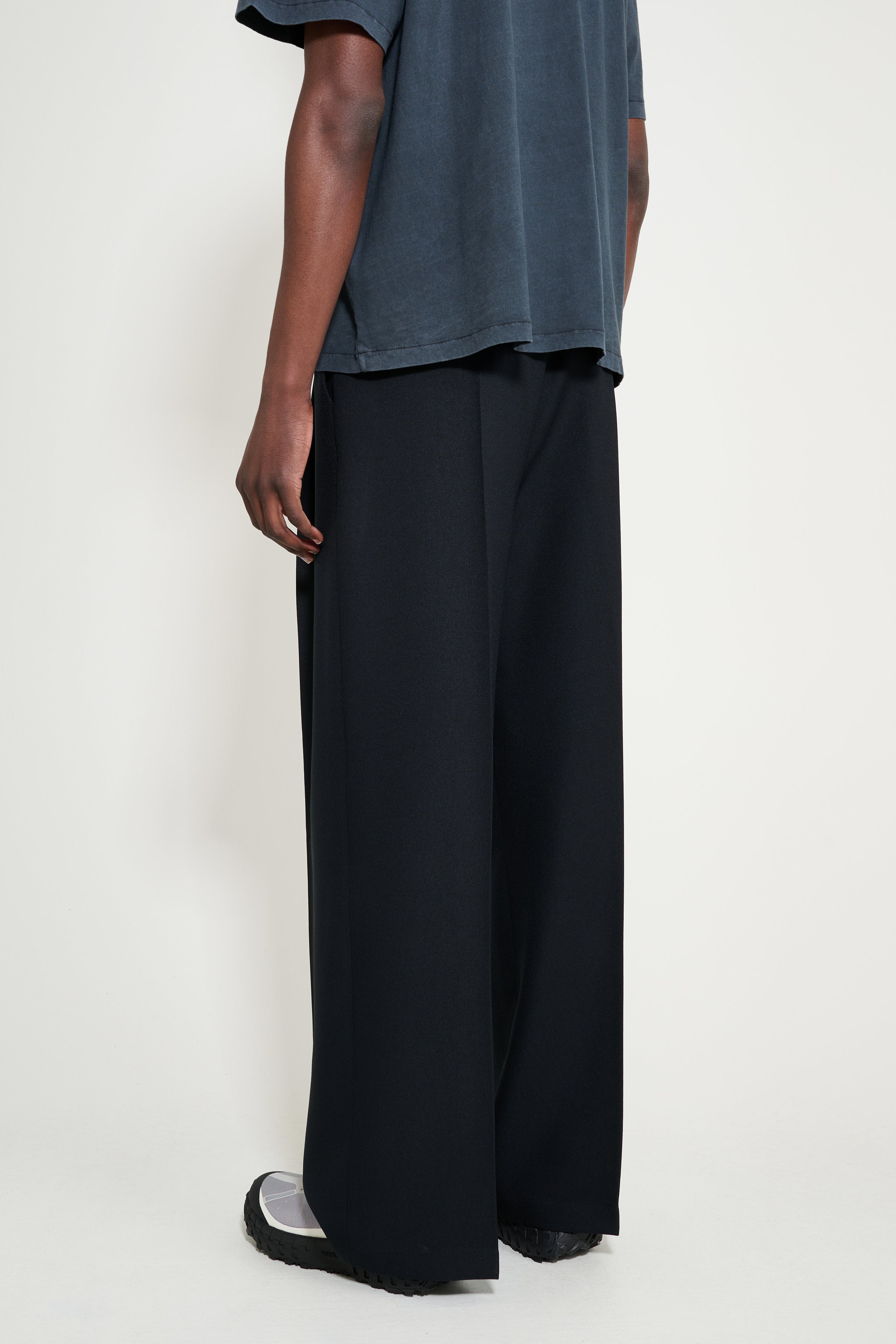 Stockholm Surfboard Club Elaine Relaxed Fit Trousers Black