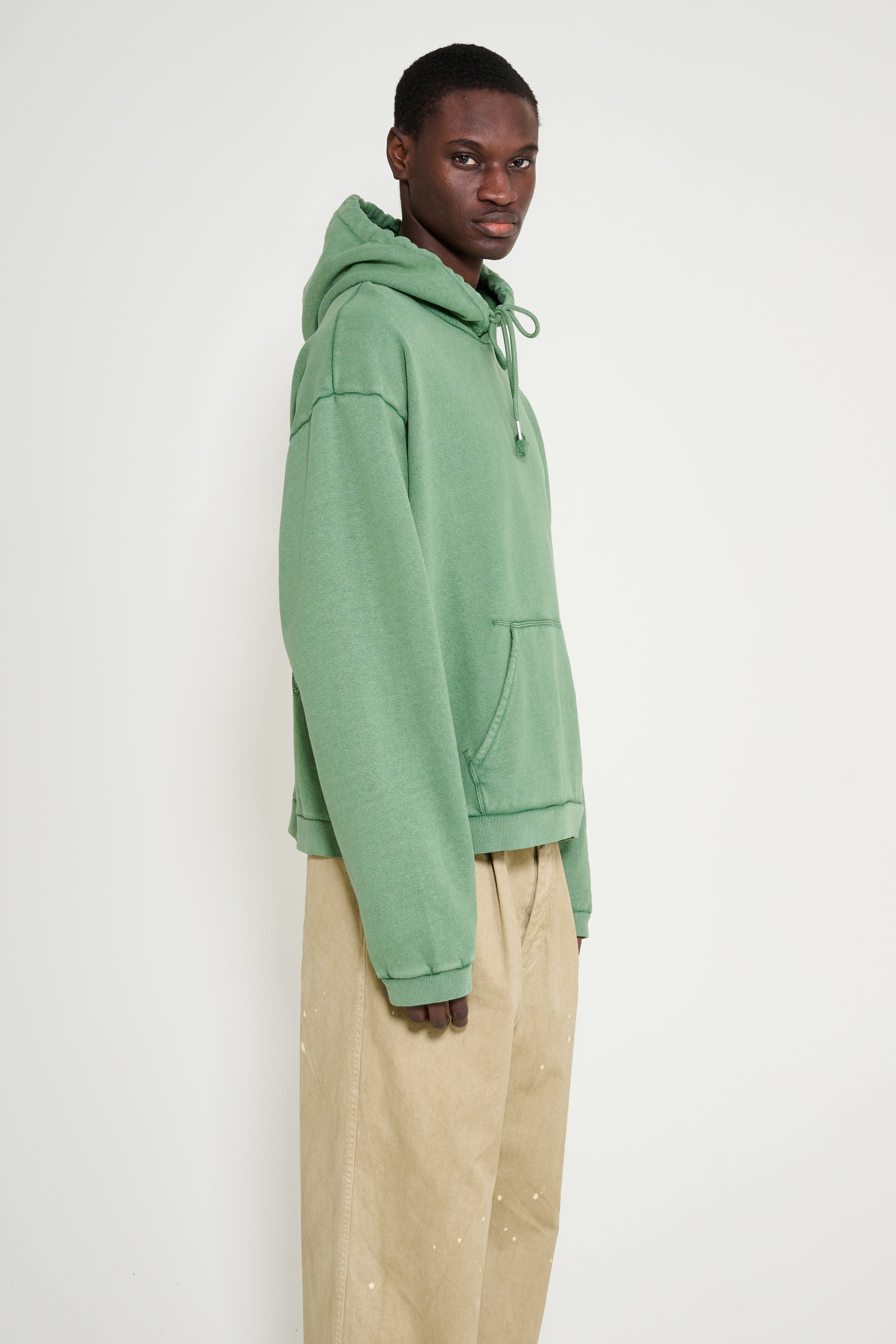 Stockholm Surfboard Club Ulf Logo Hoodie Green Mile