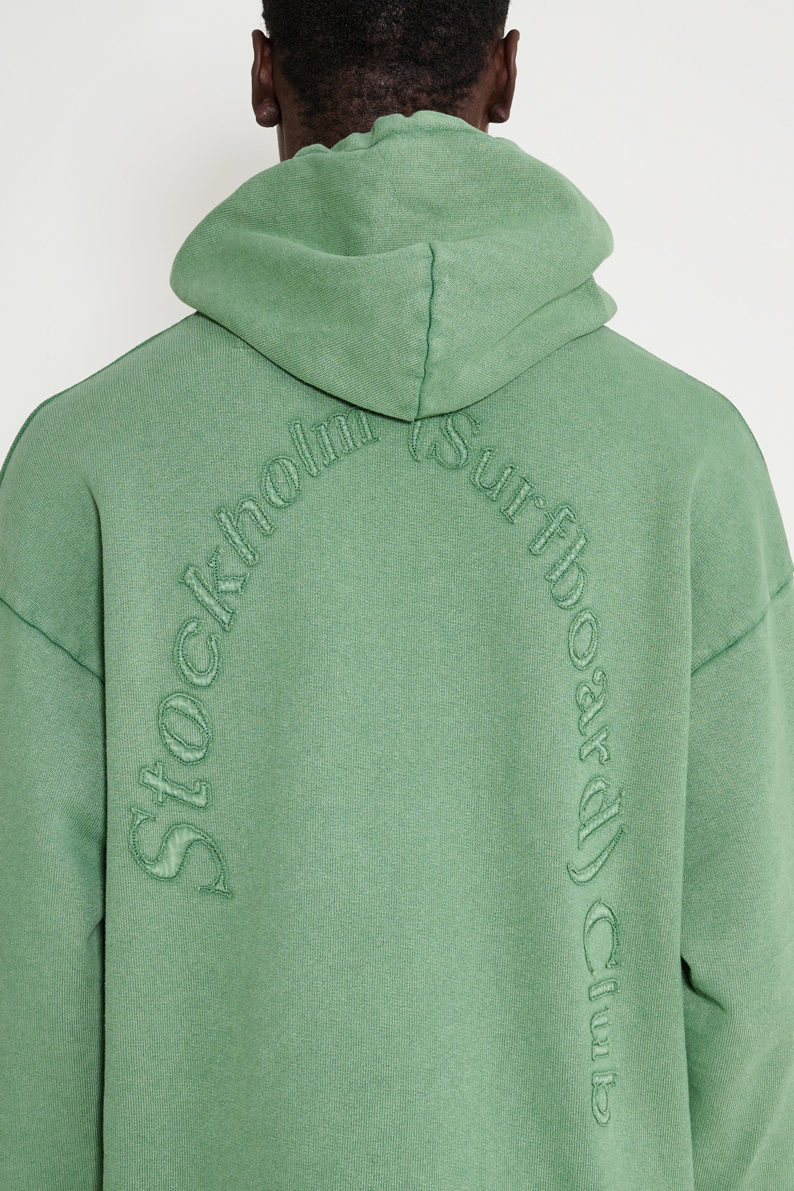 Stockholm Surfboard Club Ulf Logo Hoodie Green Mile