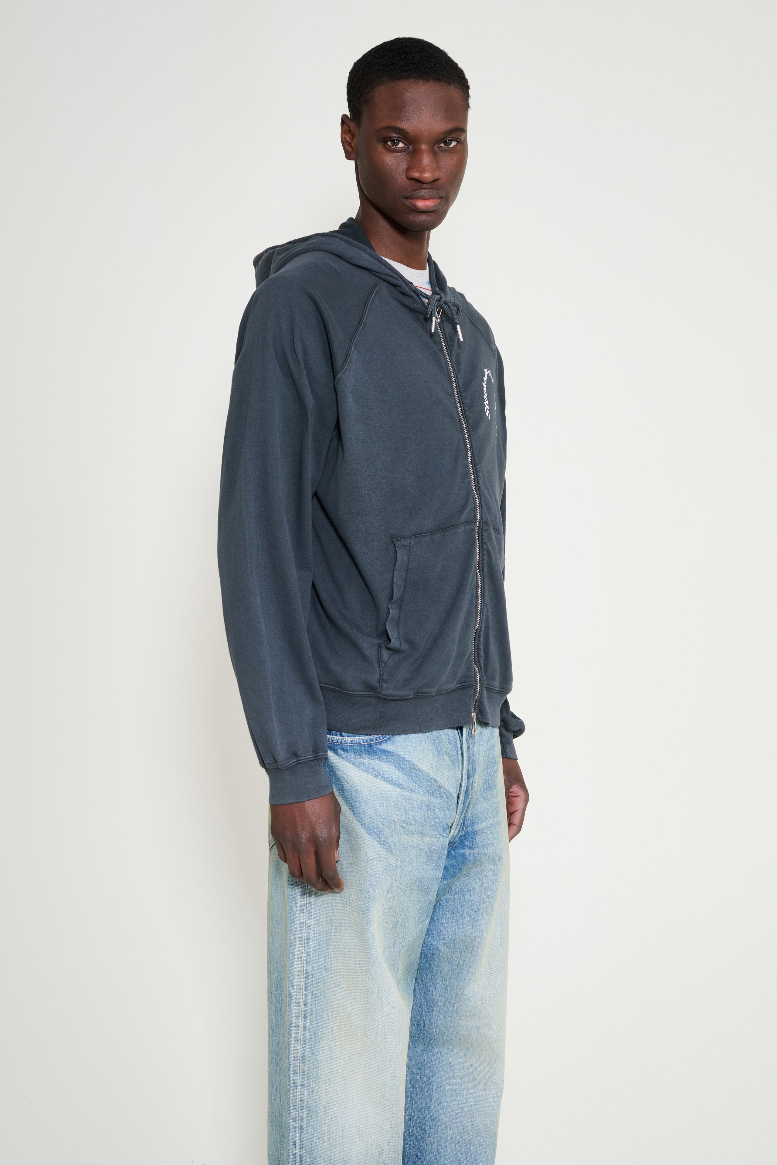 Stockholm Surfboard Club Petite Hoodie Black / Grey