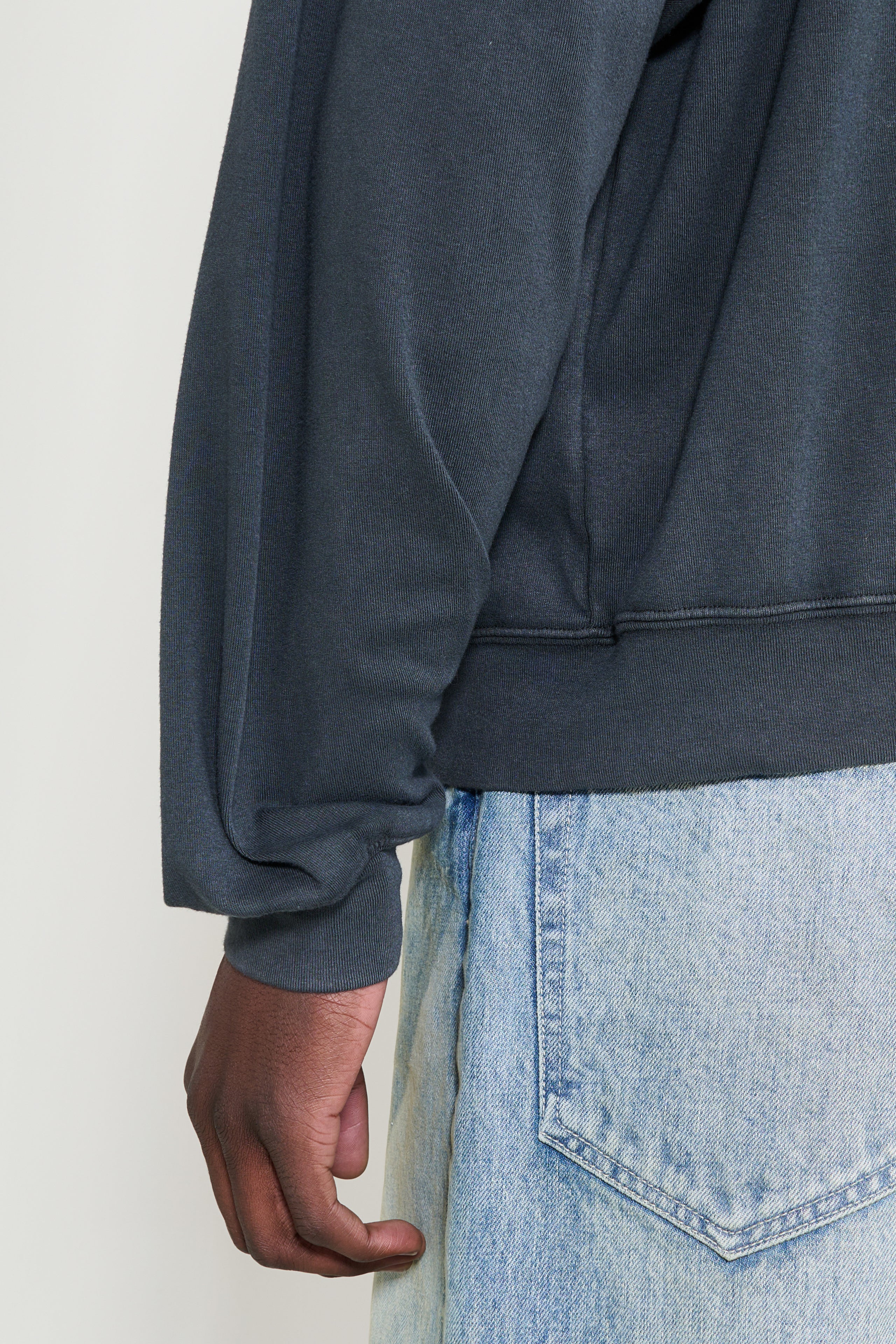 Stockholm Surfboard Club Petite Hoodie Black / Grey