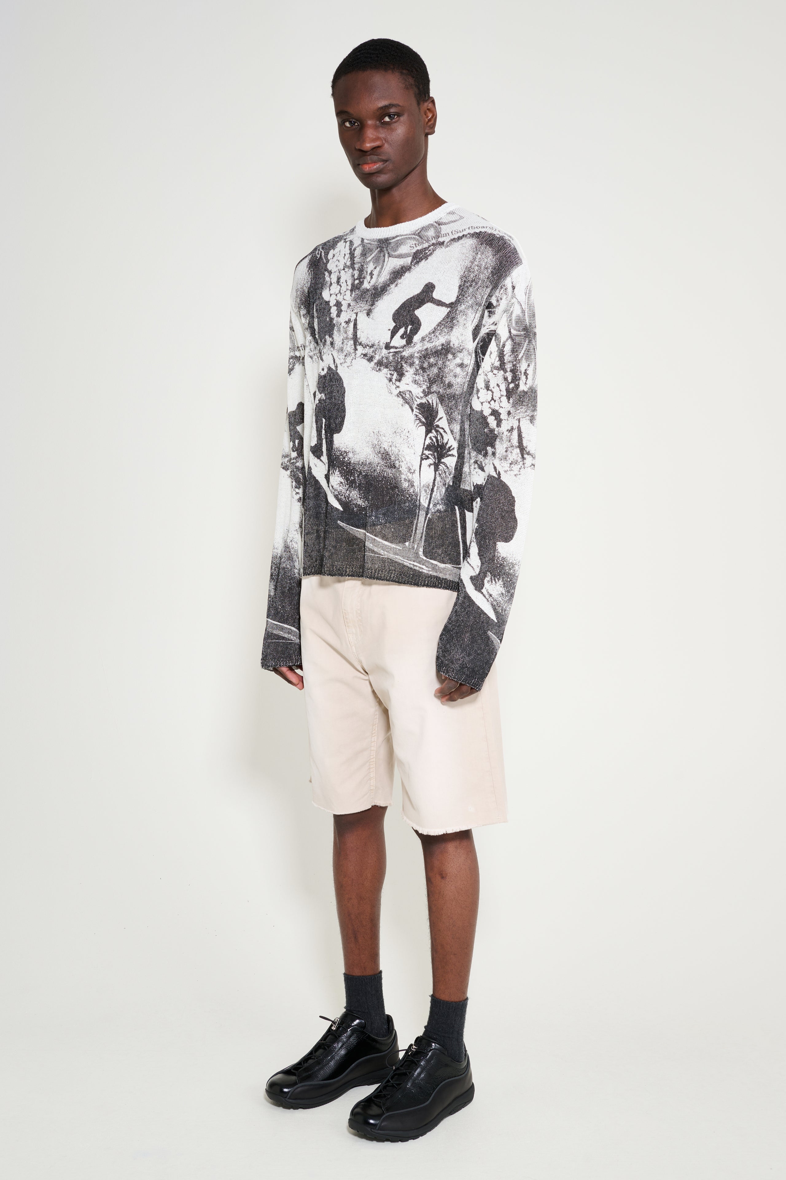 Stockholm Surfboard Club Half Chino Shorts Beige