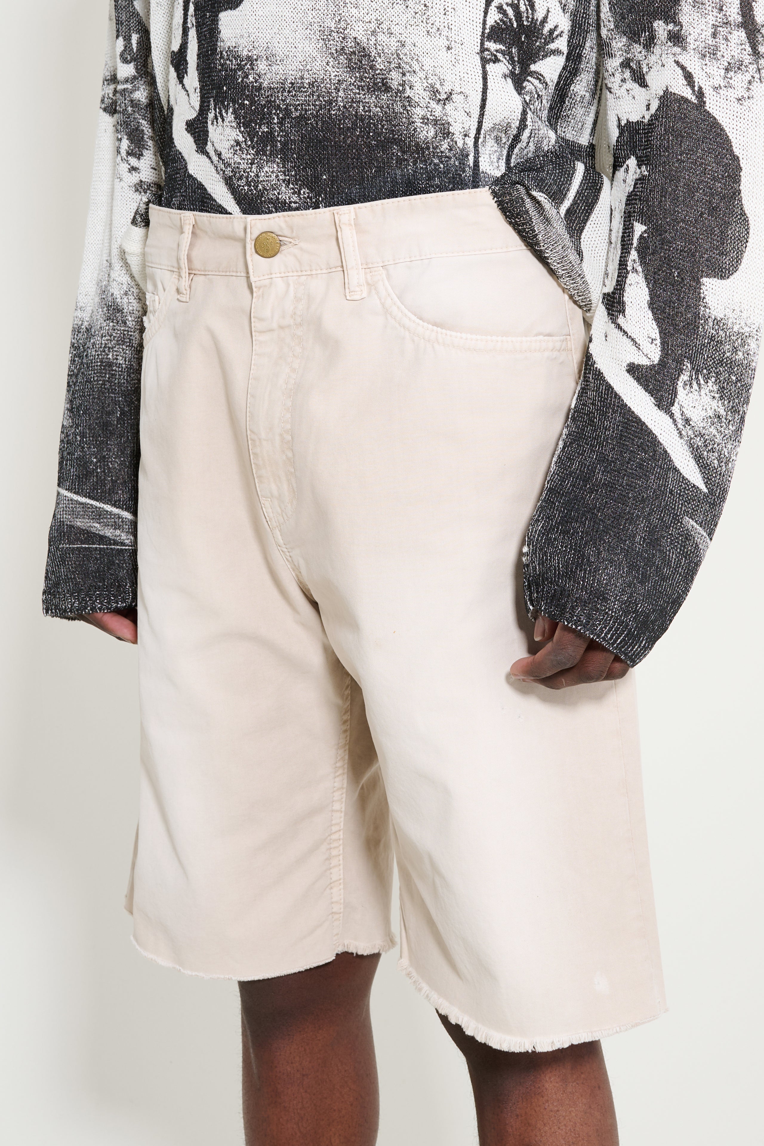 Stockholm Surfboard Club Half Chino Shorts Beige