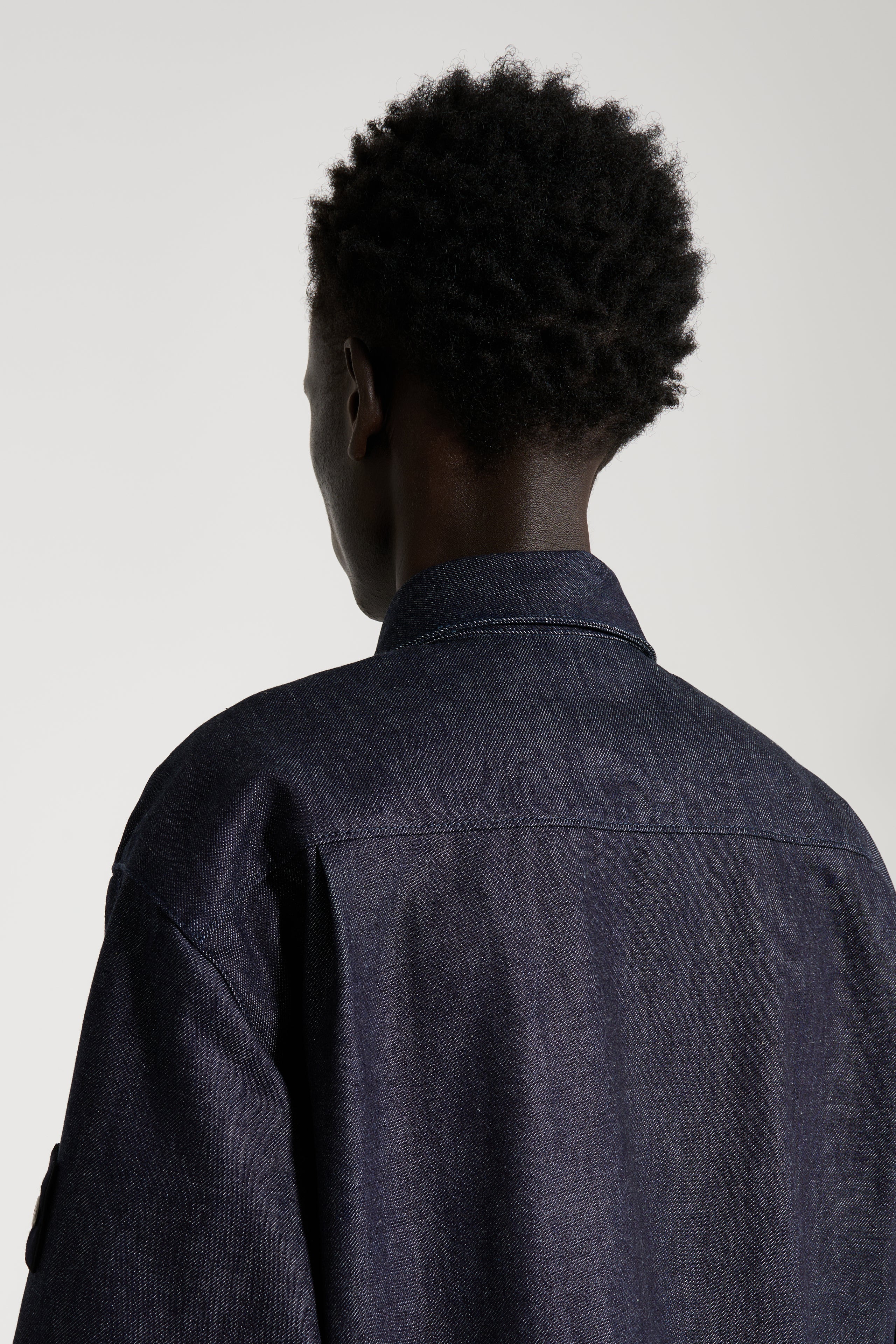 Stone Island Denim Research Raw Shirt Indigo