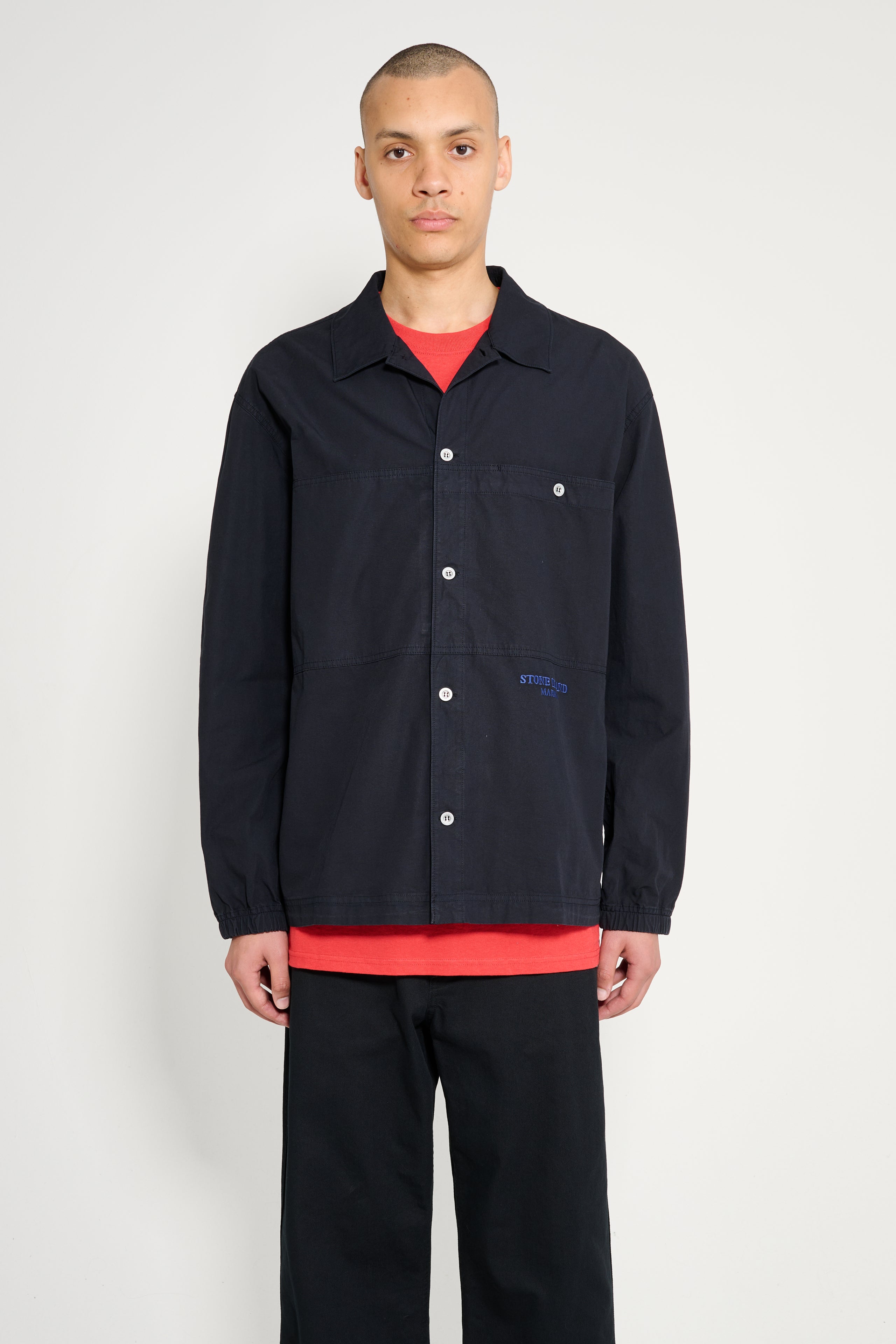 Stone Island Marina Overshirt Navy Blue