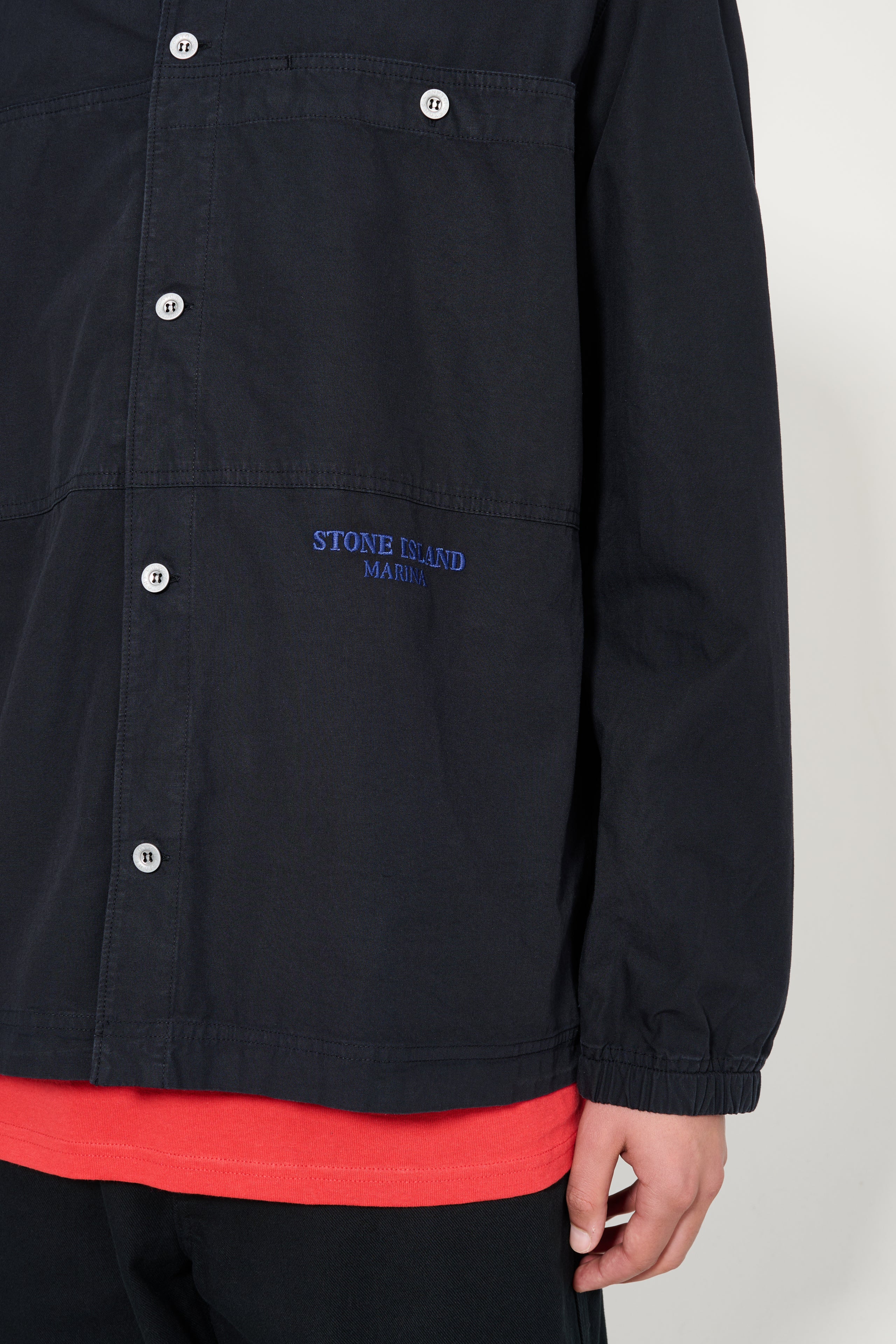 Stone Island Marina Overshirt Navy Blue