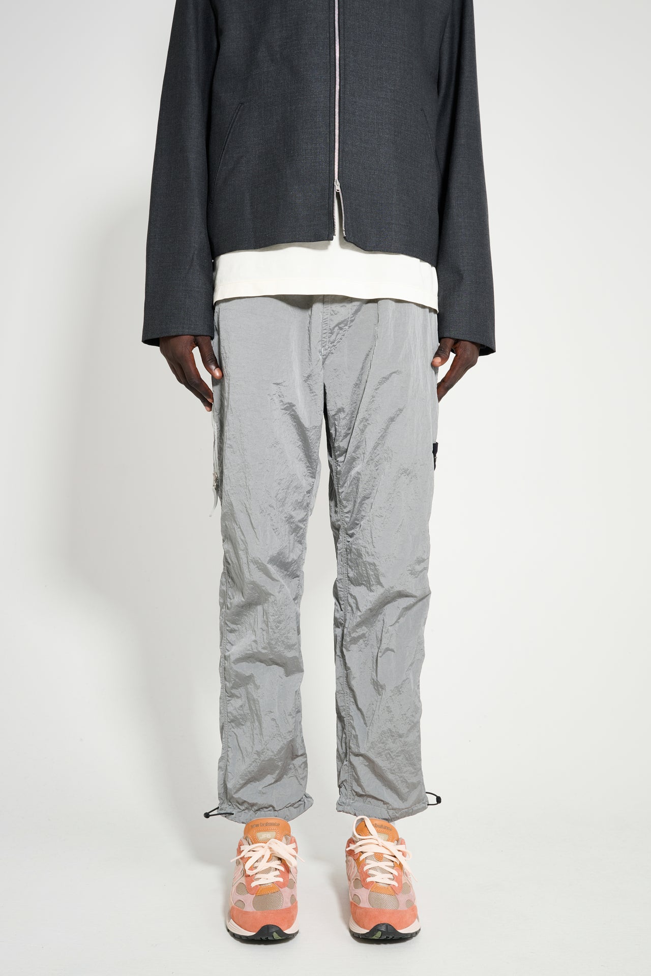 Stone Island Pants Pearl Grey