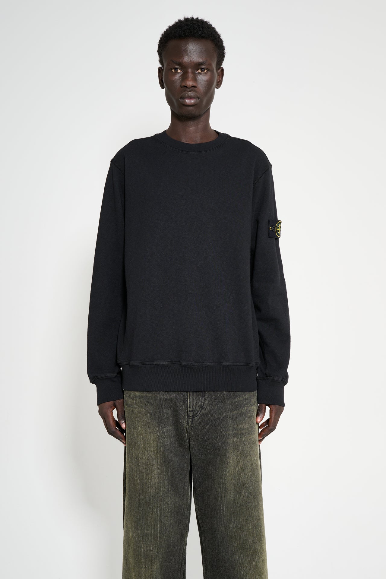 Stone Island Crew Neck Sweatshirt
