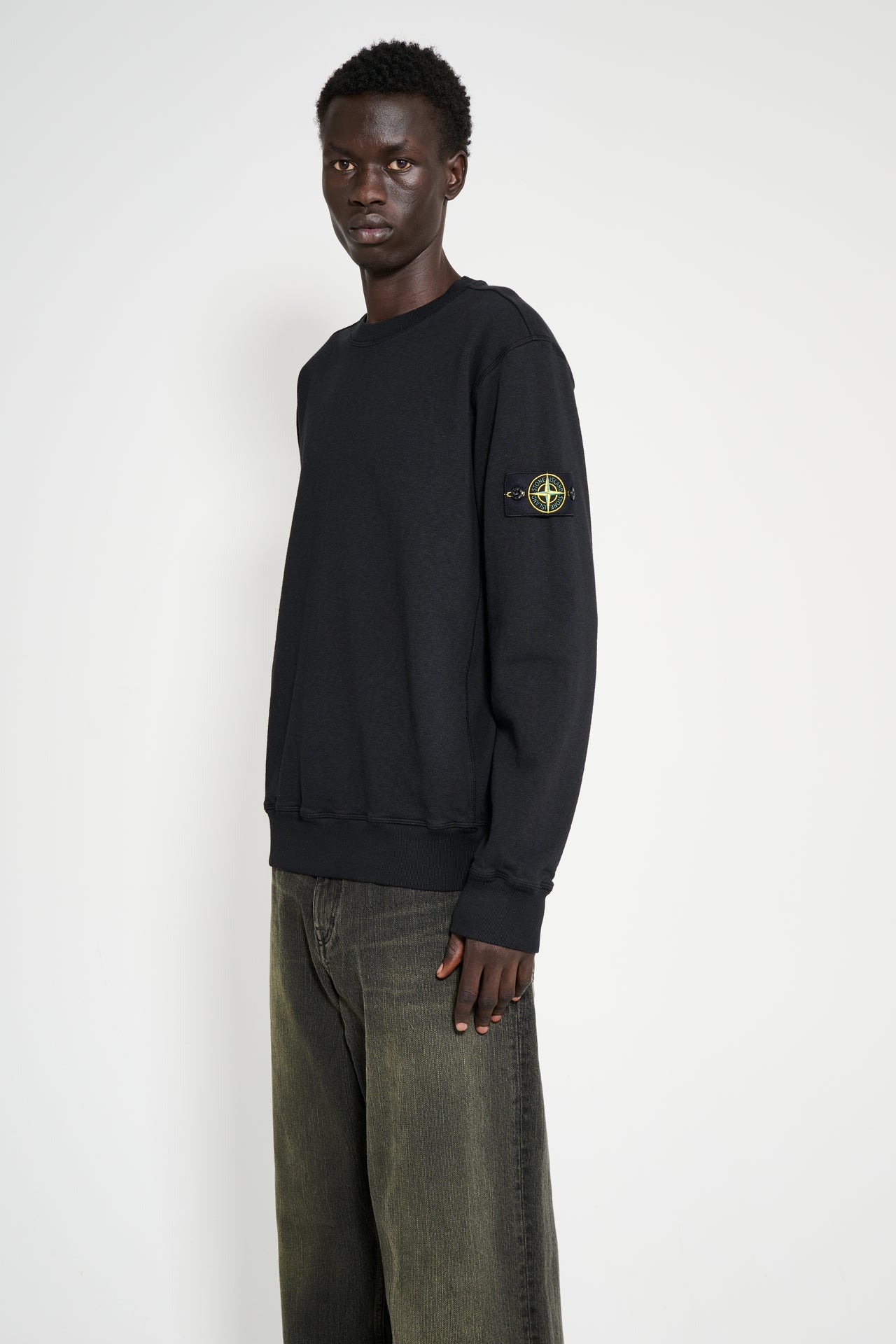 Stone Island Crew Neck Sweatshirt