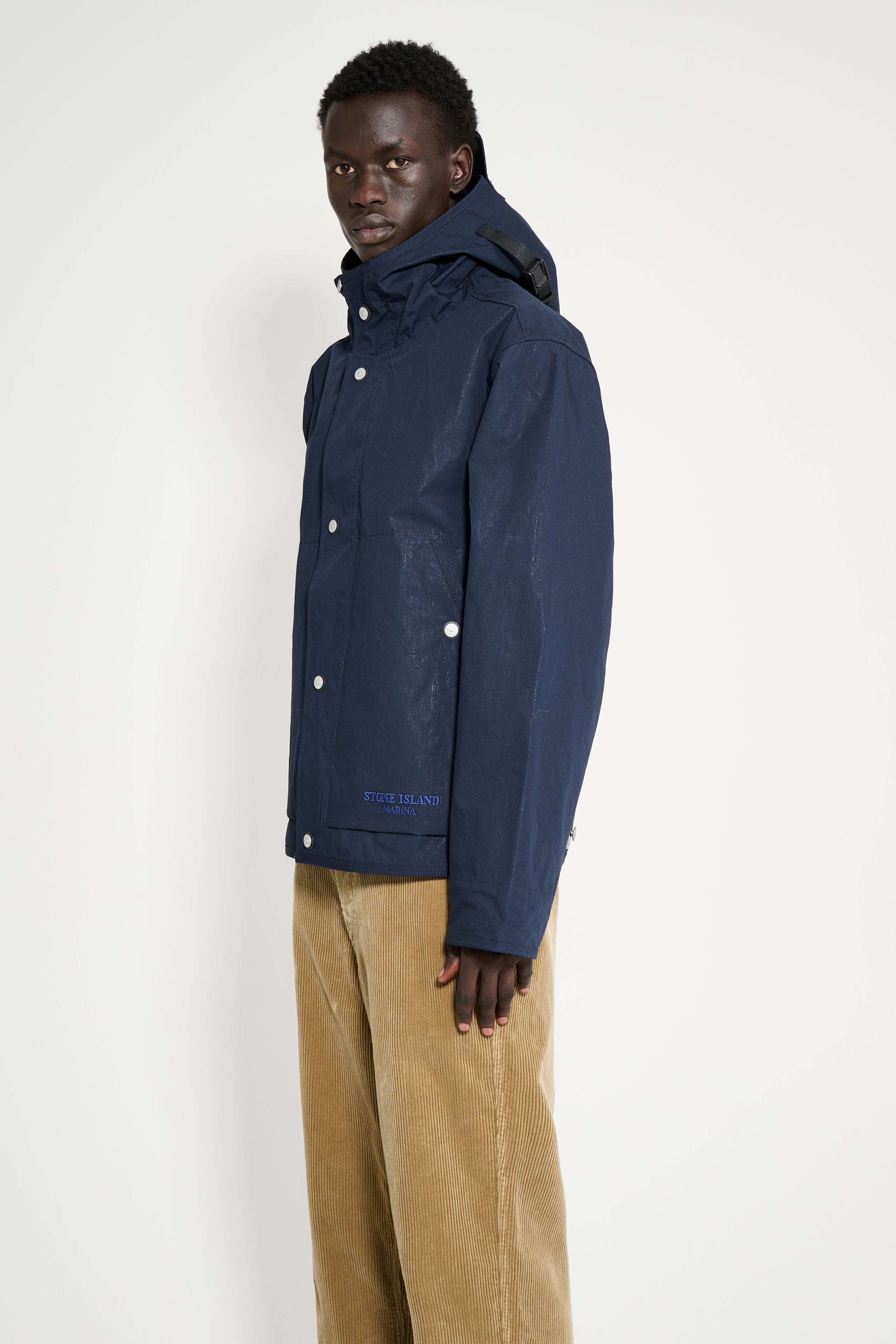 Stone Island Marina Short Parka Navy Blue