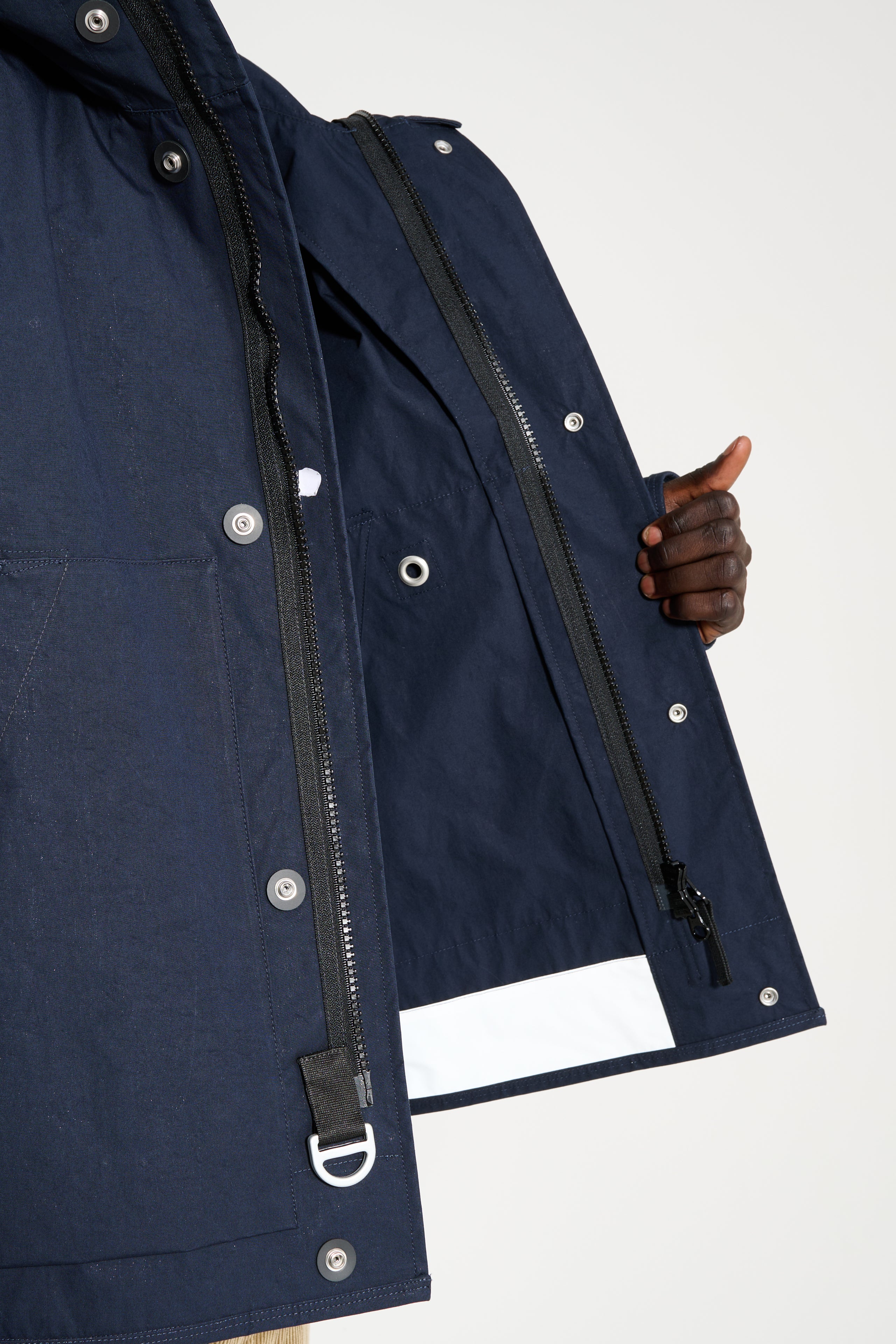 Stone Island Marina Short Parka Navy Blue