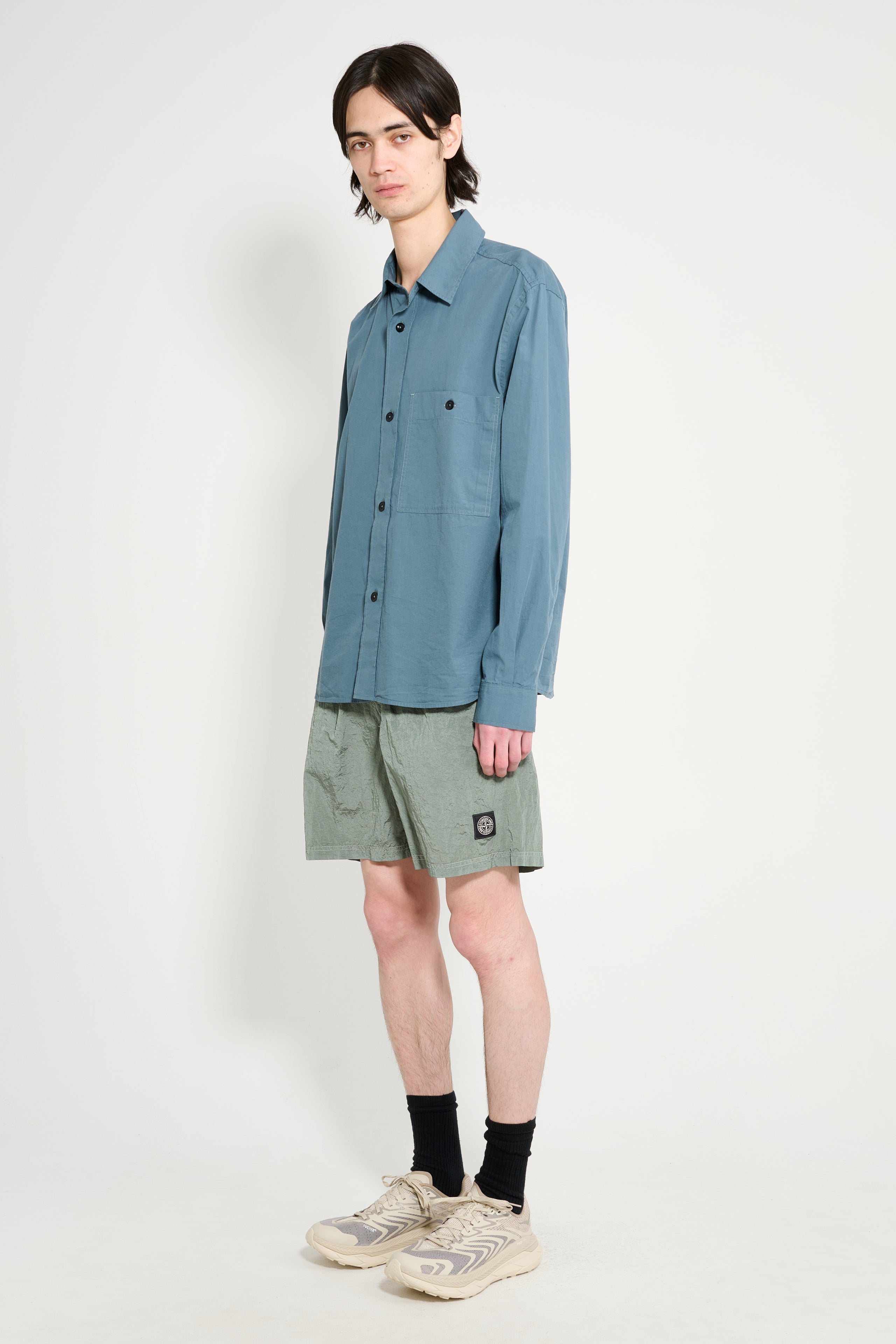 Stone Island Nylon Metal Shorts Sage