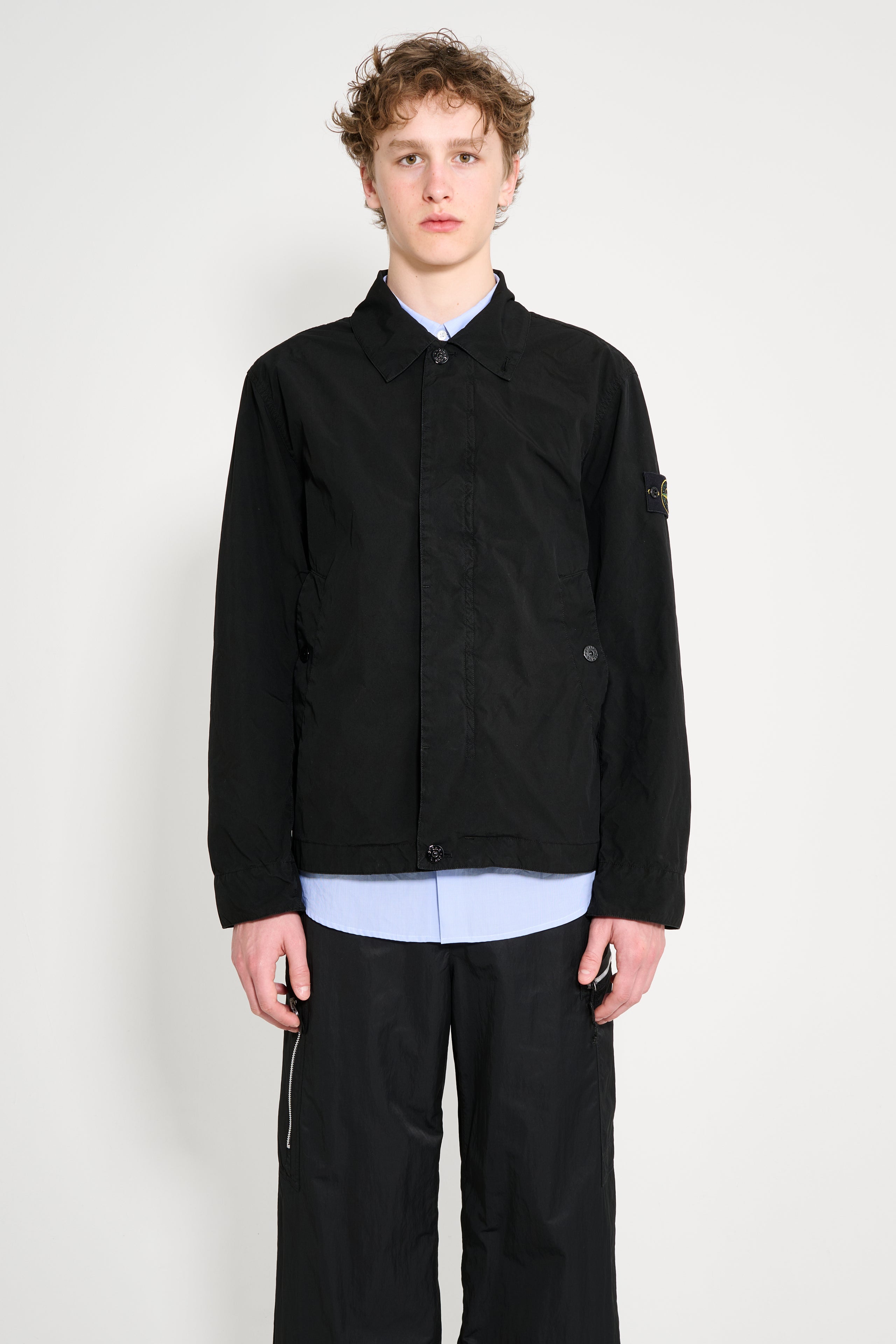 Stone Island Light Compact Touch Poly-TC Jacket Black
