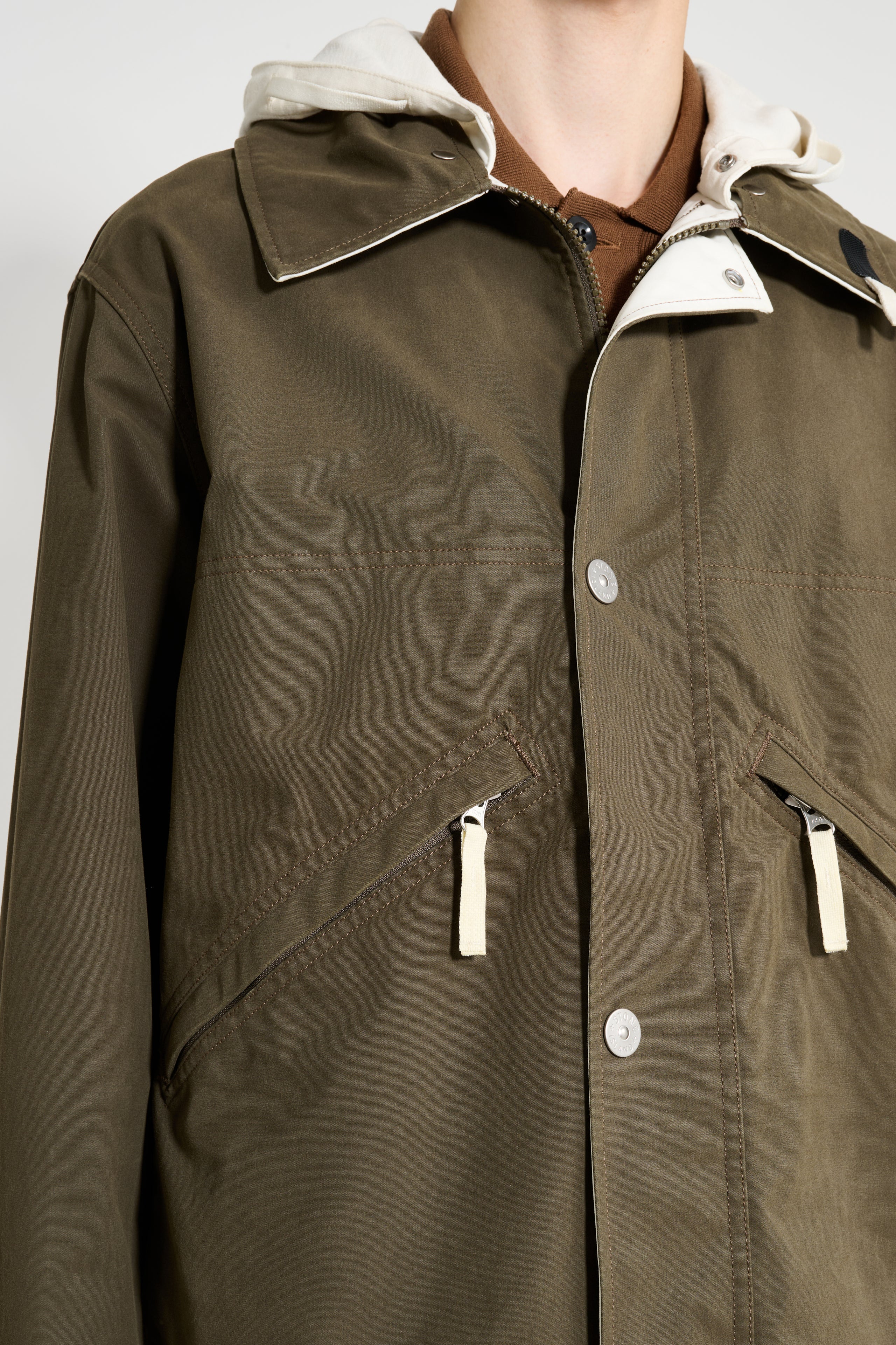 Stone Island Hooded Compass Jacket Military Green