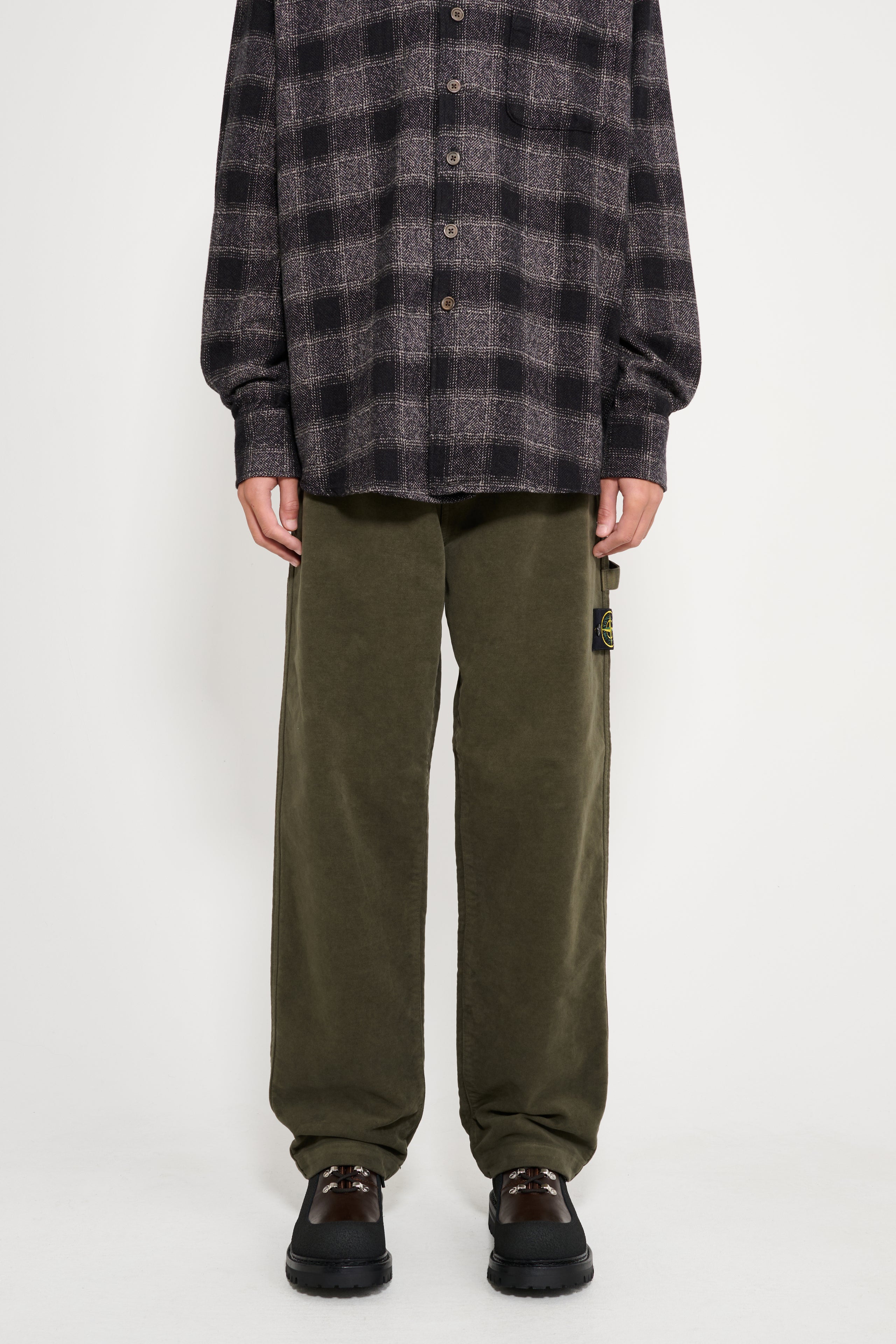 Stone Island Loose Trousers Military Green
