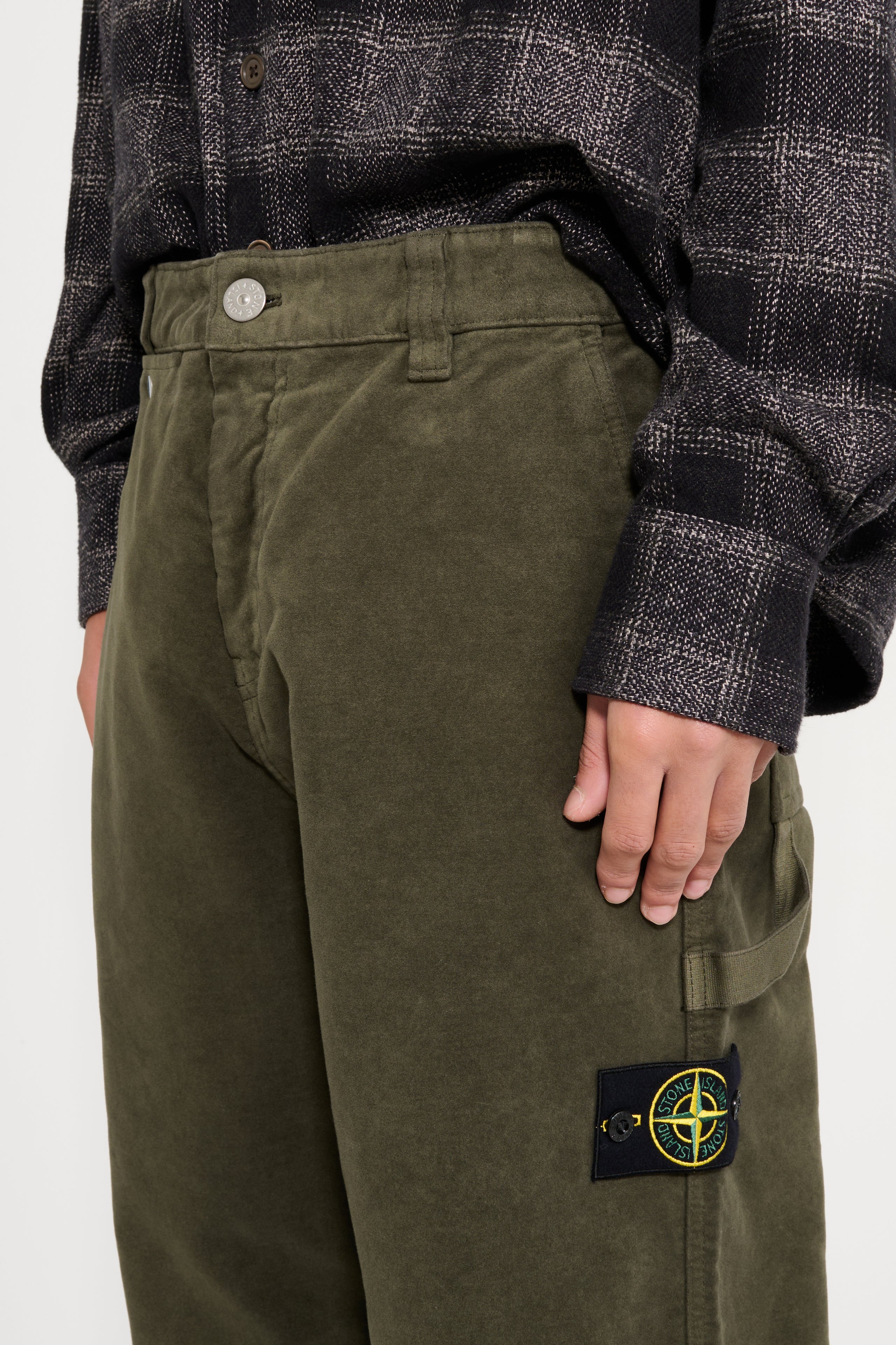 Stone Island Loose Trousers Military Green