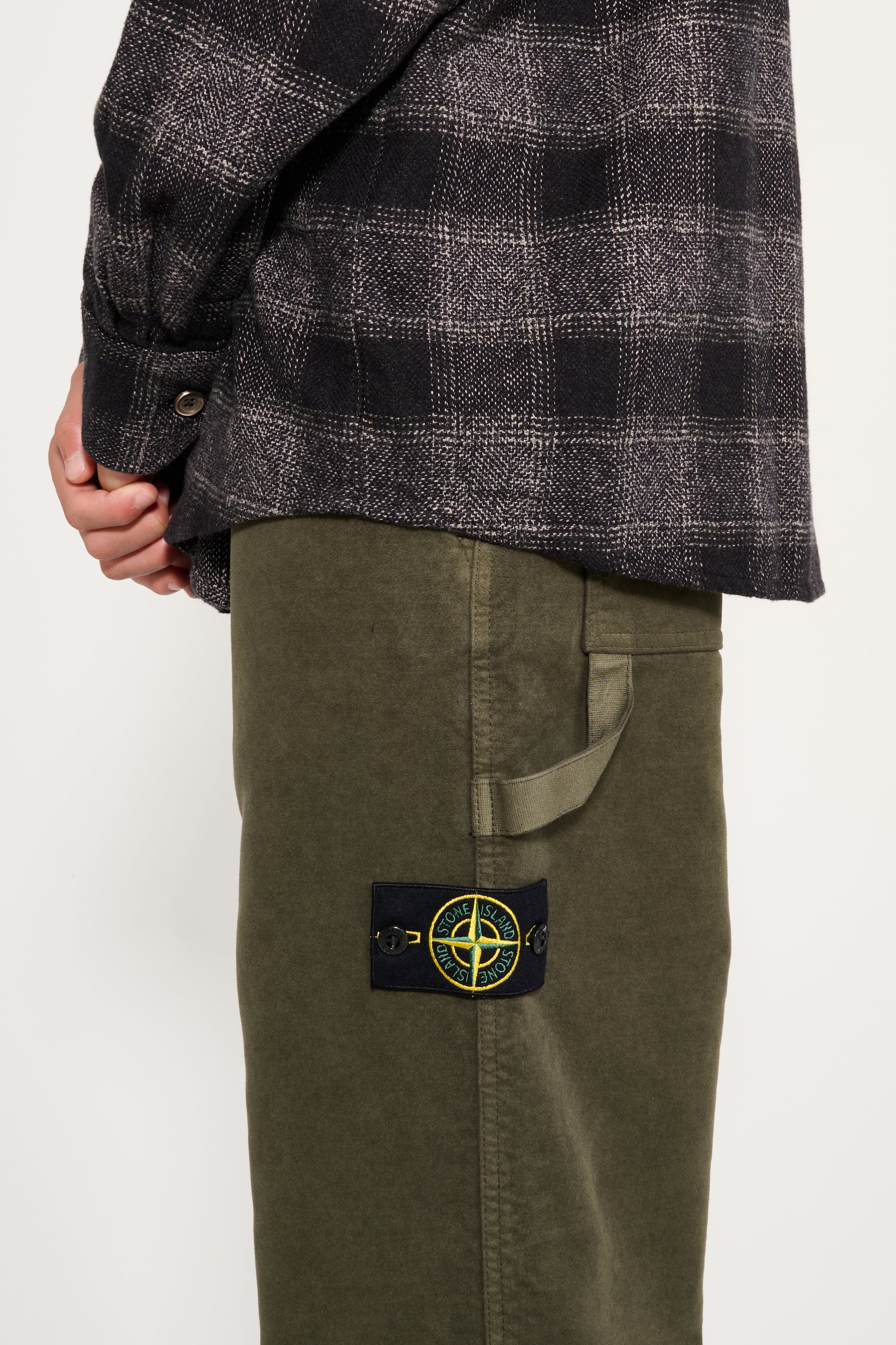 Stone Island Loose Trousers Military Green