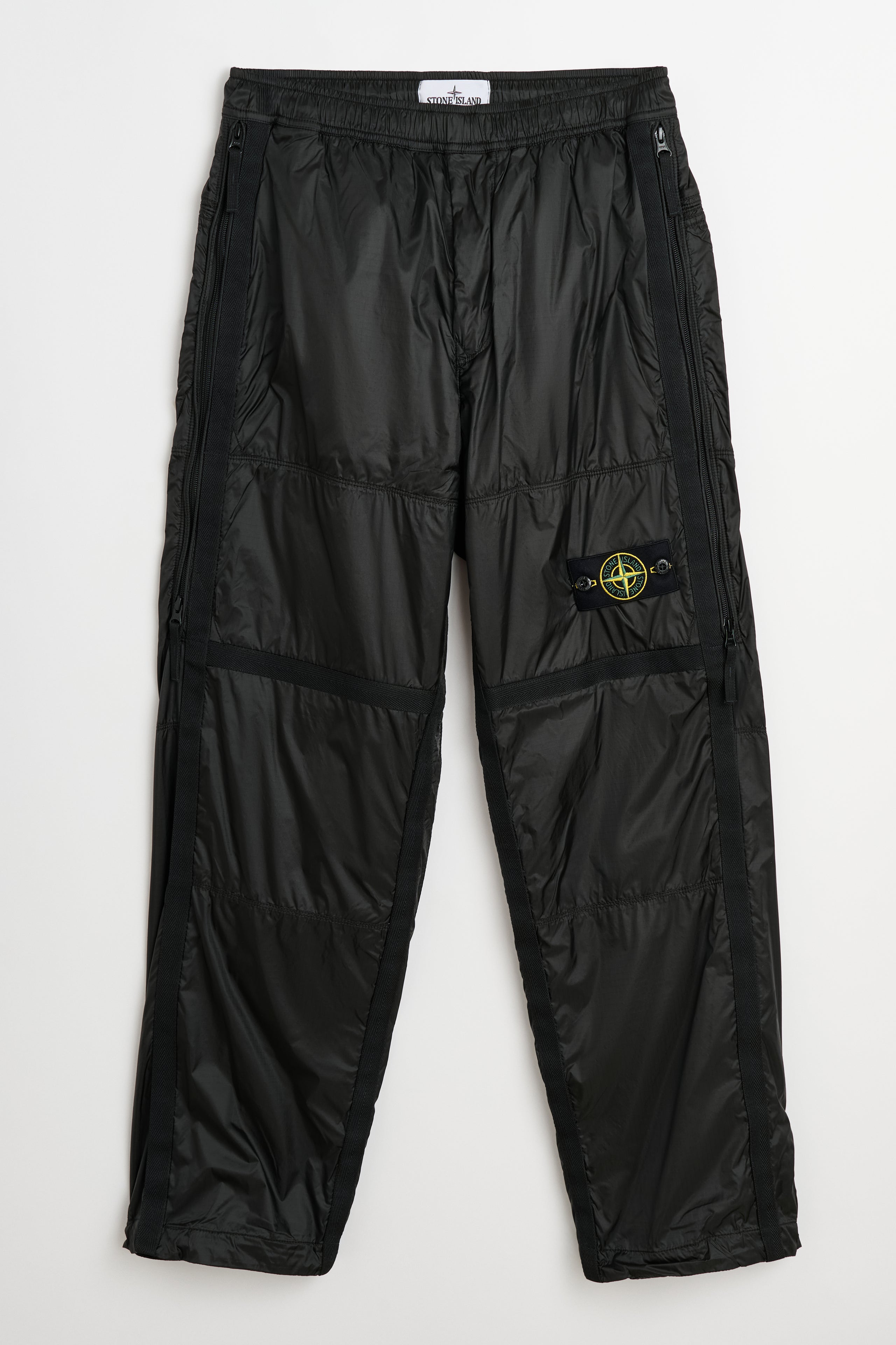 Stone Island Ripstop Light HT Nylon Joggers Lead Grey