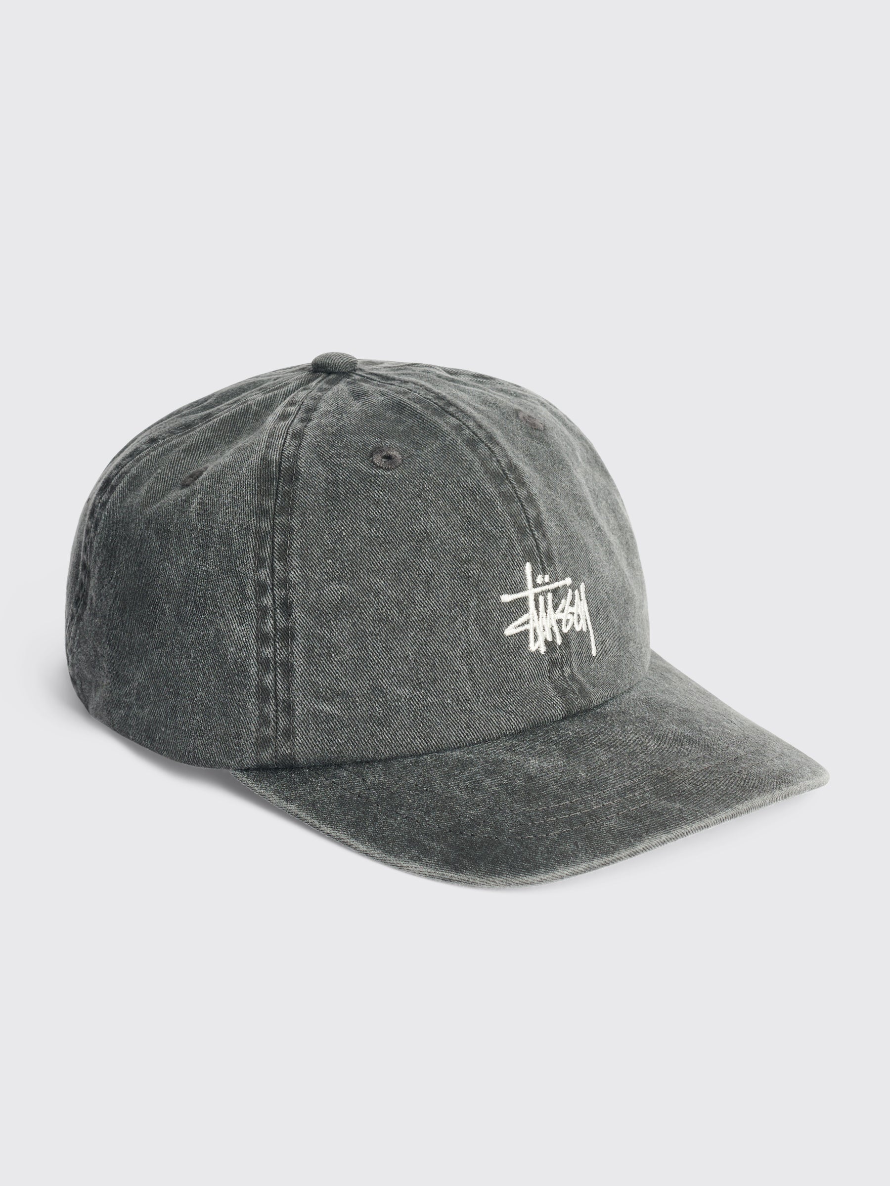 Stüssy Washed Basic Low Pro Cap Charcoal