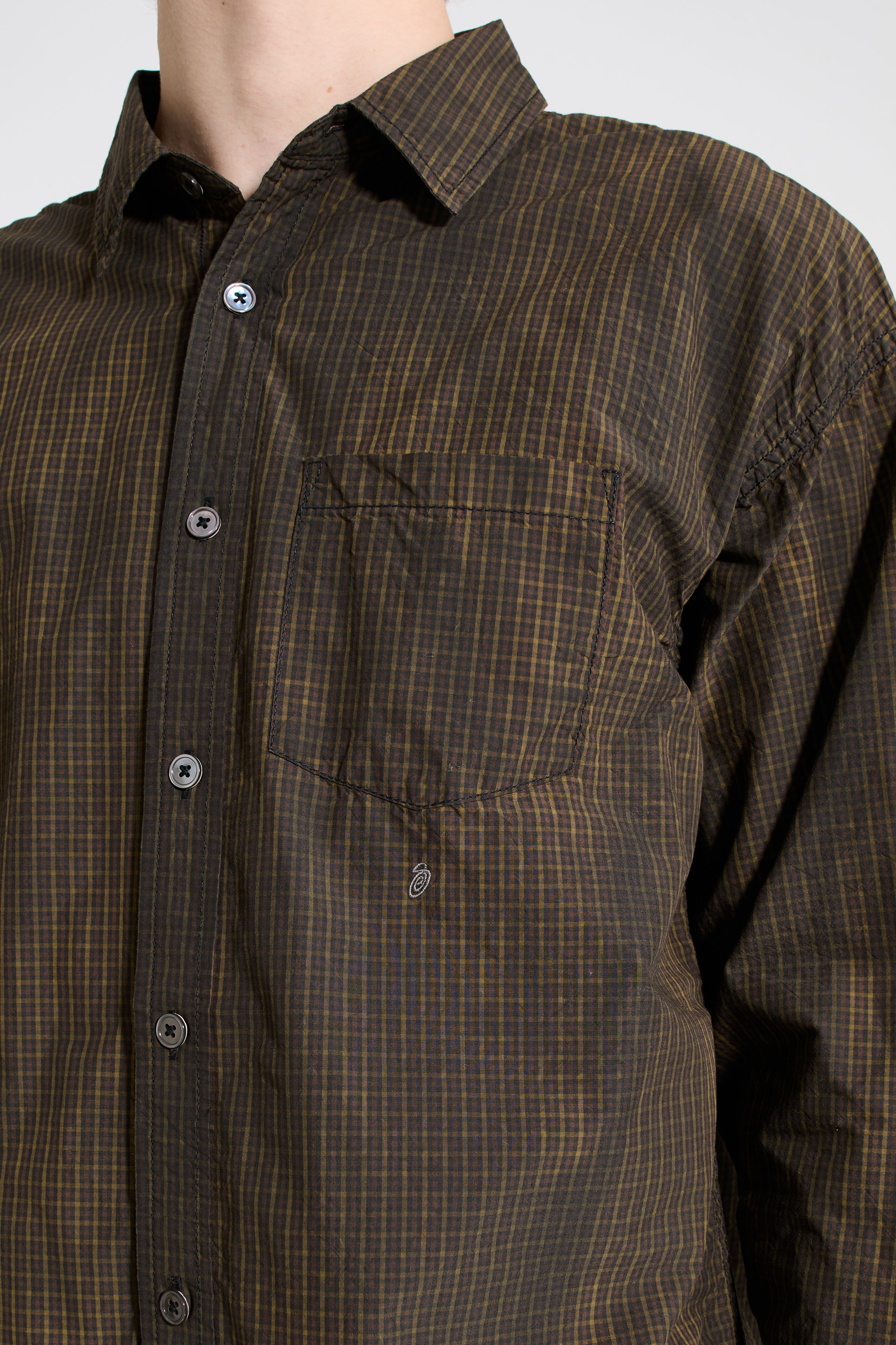 Stüssy Classic LS Shirt Sprayed Tan