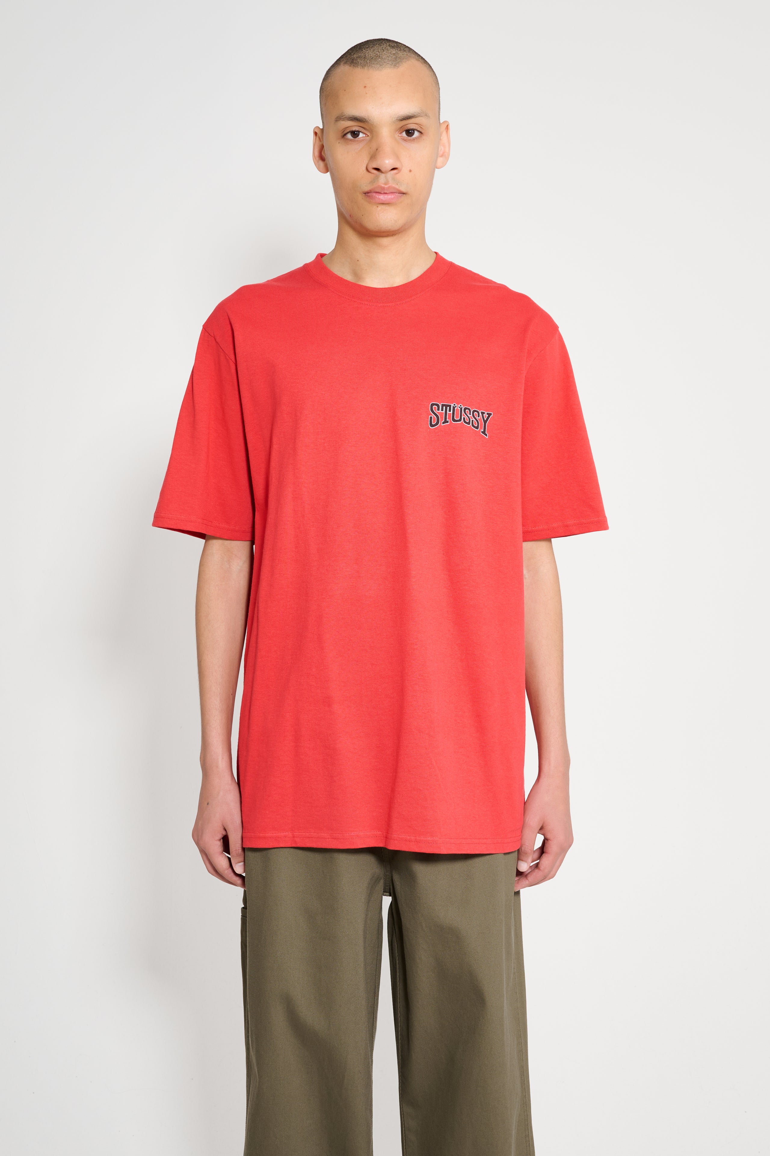 Stüssy Tough Tread Tee Cayenne