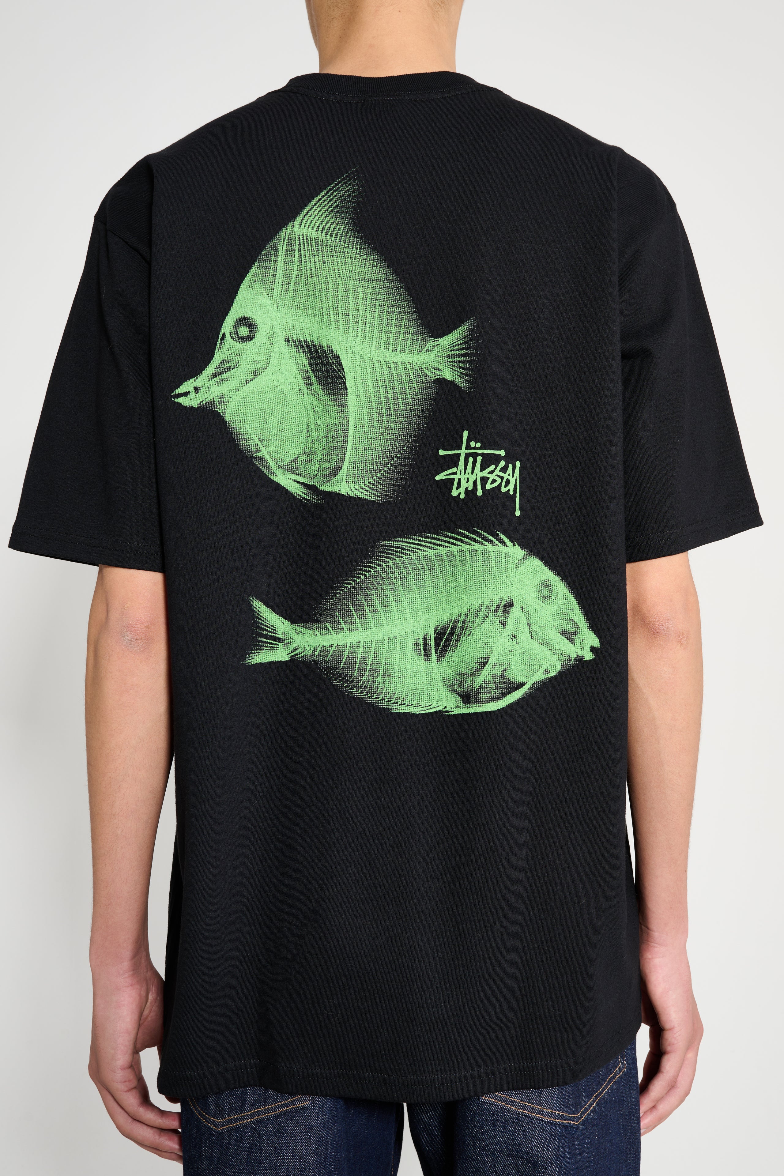 Stüssy X-Ray Fishin Tee Black