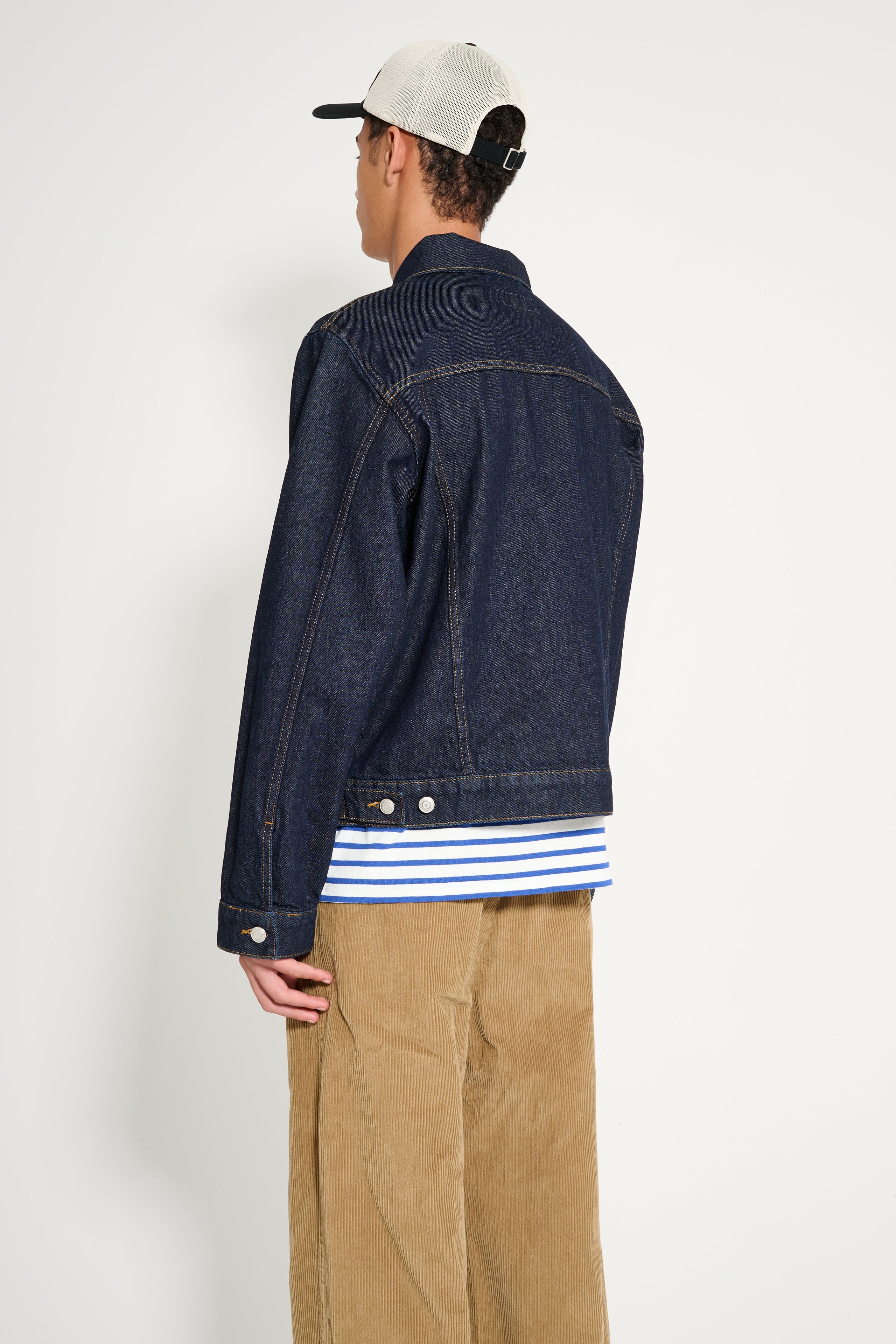 Stüssy Trucker Denim Jacket Rinsed Indigo