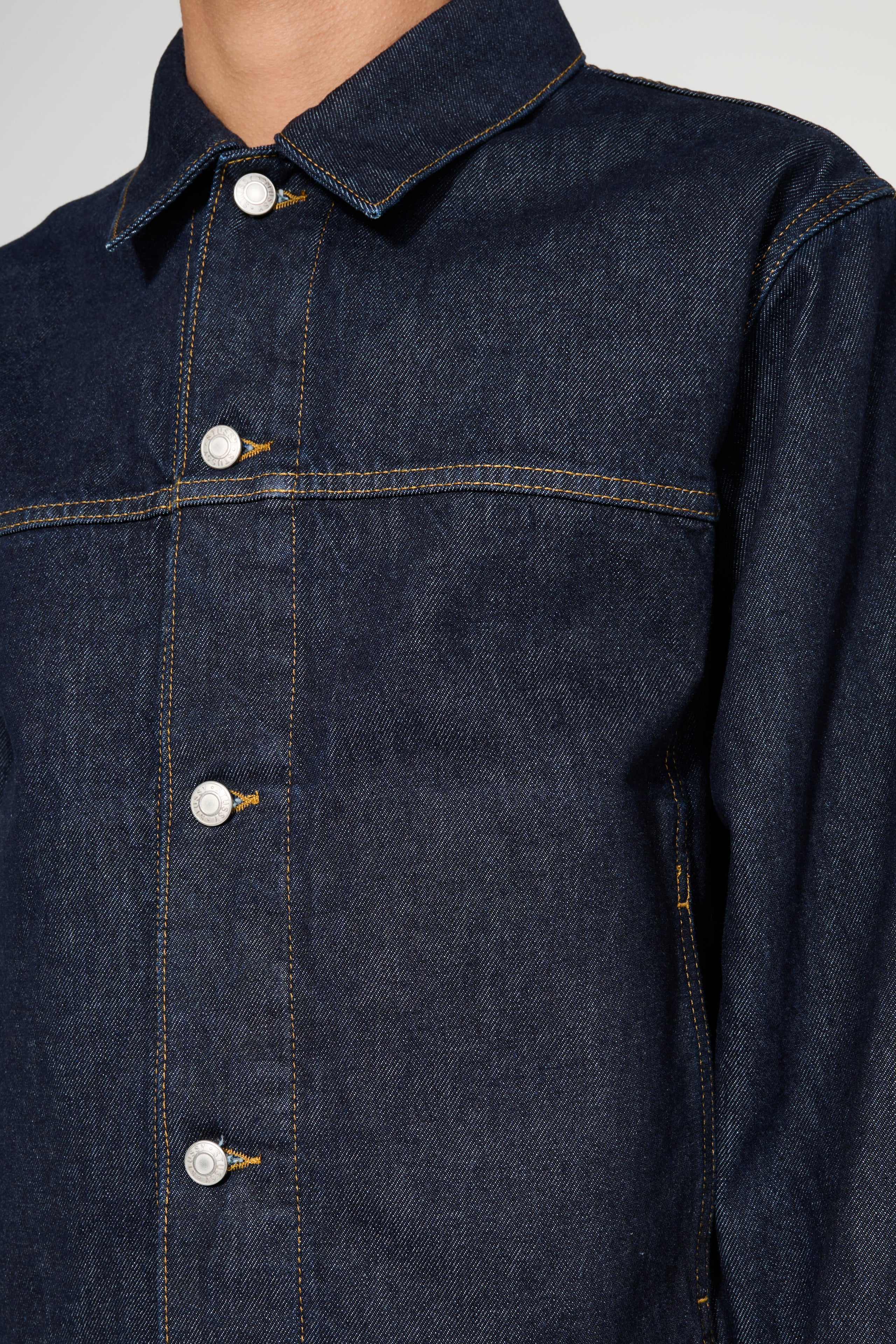 Stüssy Trucker Denim Jacket Rinsed Indigo