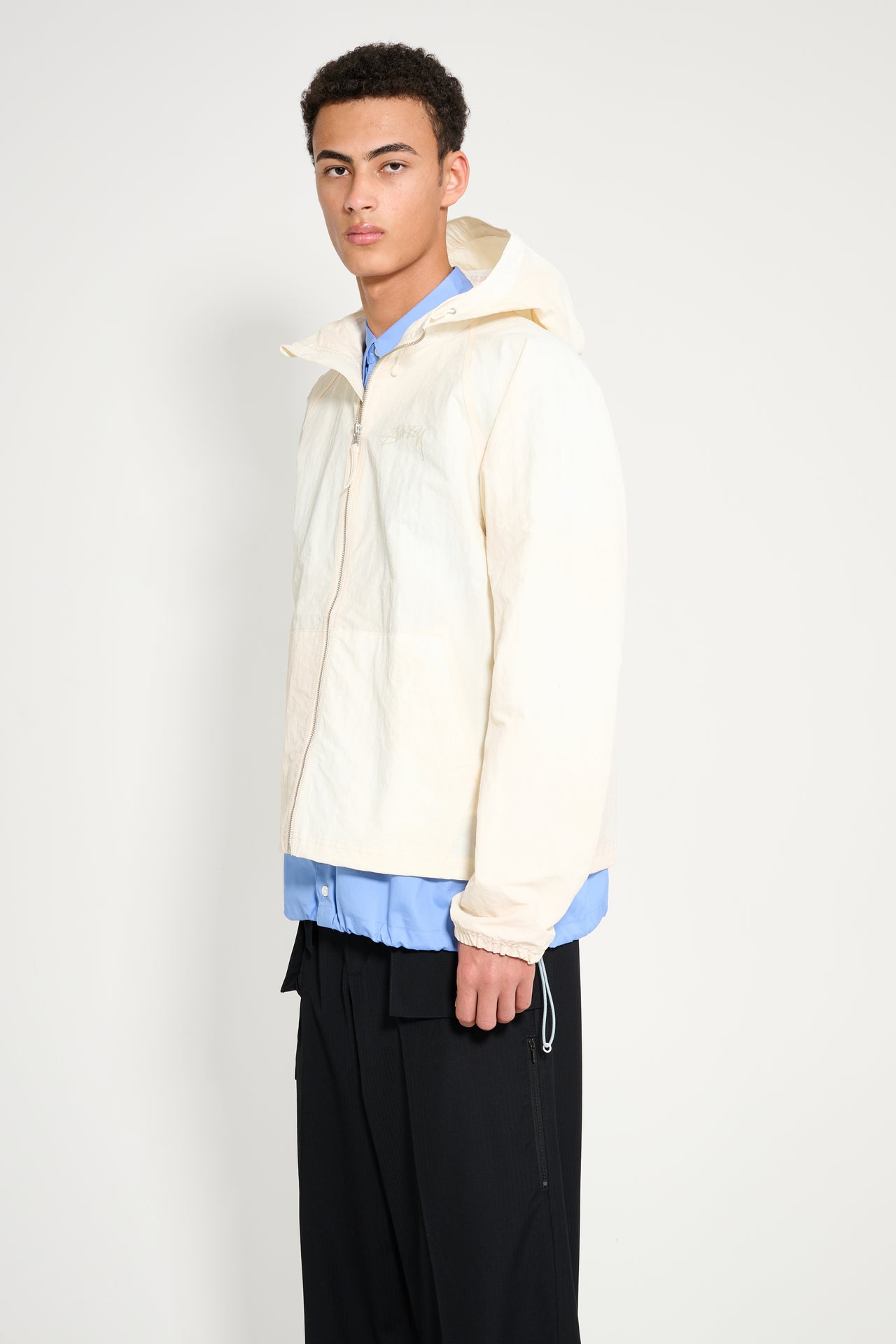 Stüssy Beach Shell Wave Dye Jacket Bone