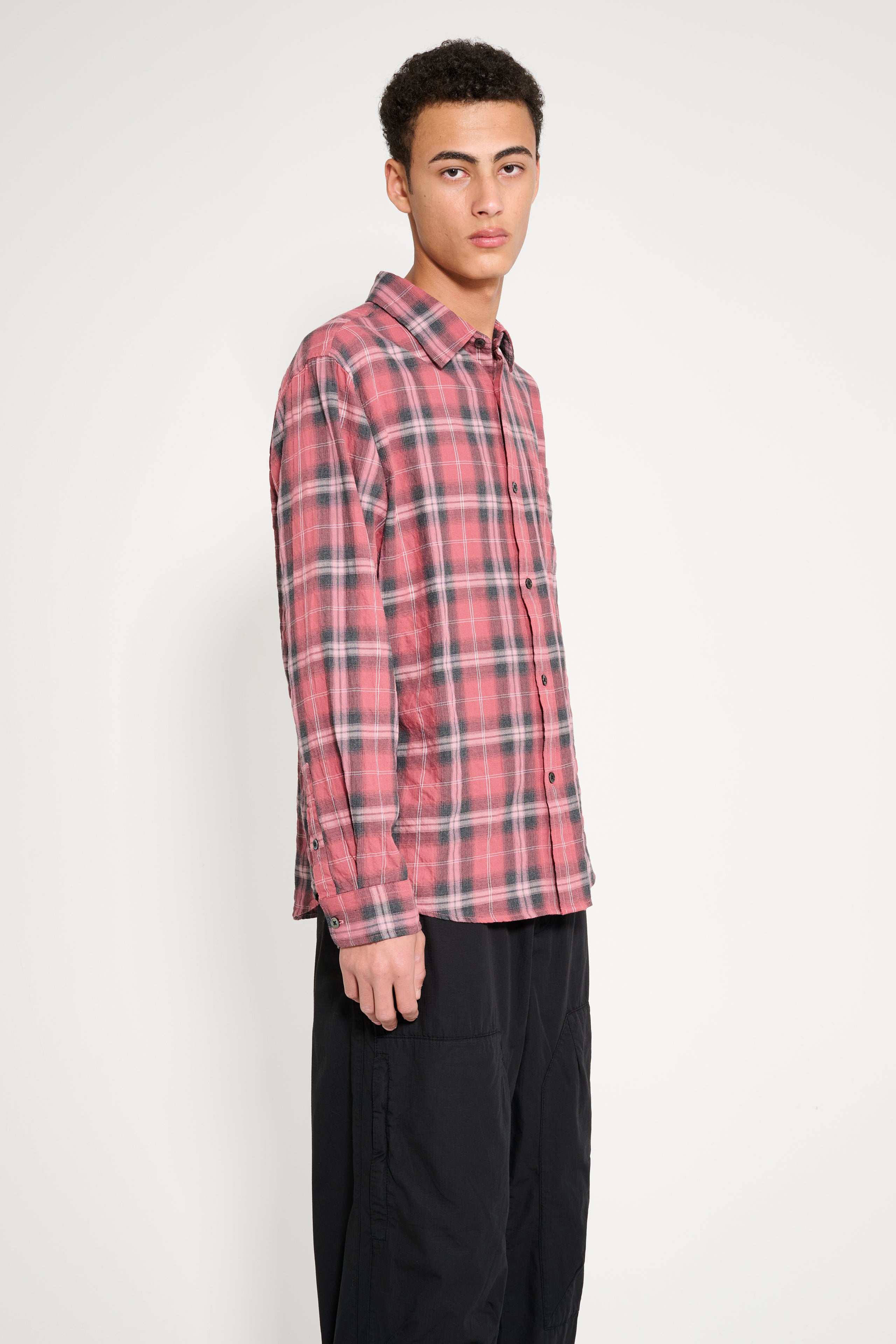 Stüssy Beach Plaid Shirt Red