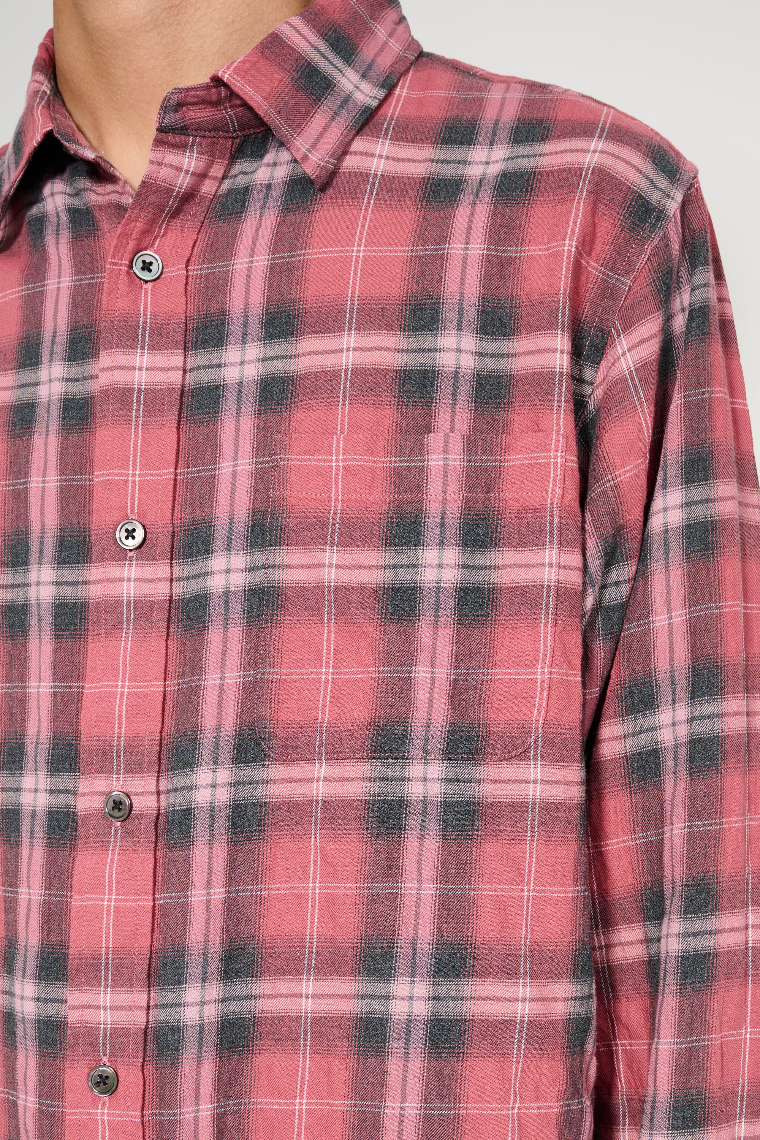 Stüssy Beach Plaid Shirt Red
