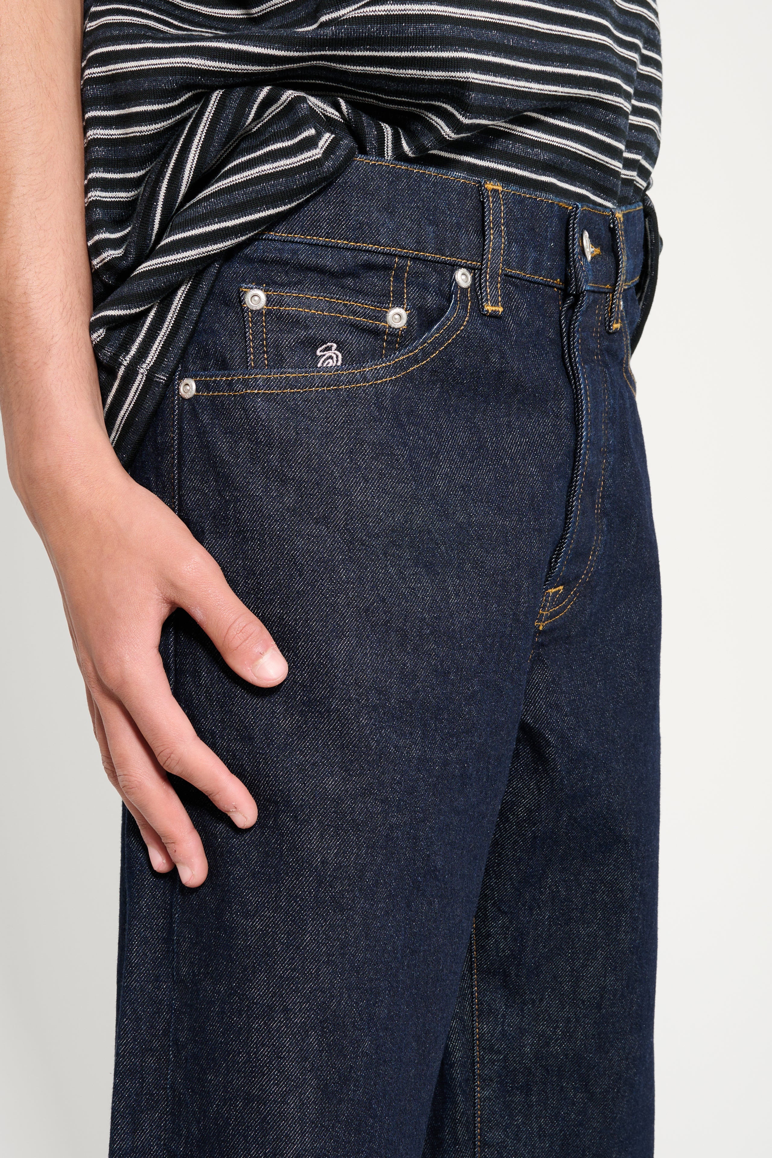 Stüssy New Classic Jeans Denim Rinsed Indigo