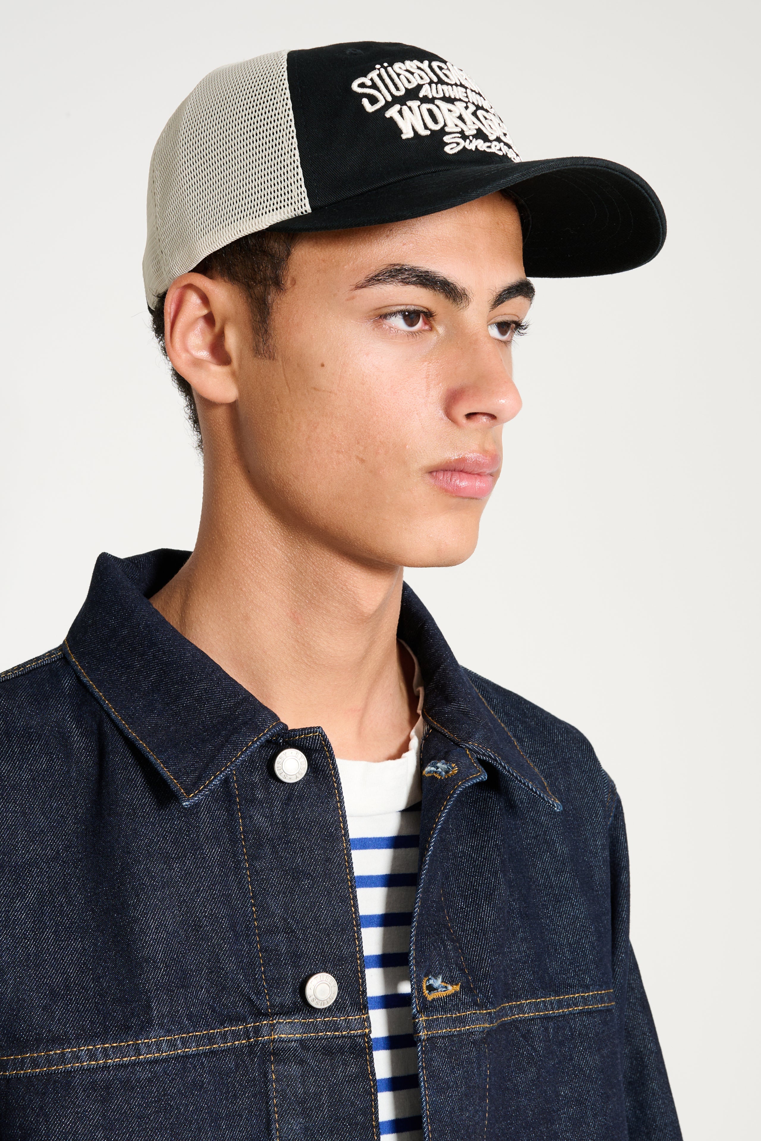 Stüssy LP Workgear Strapback Cap Black