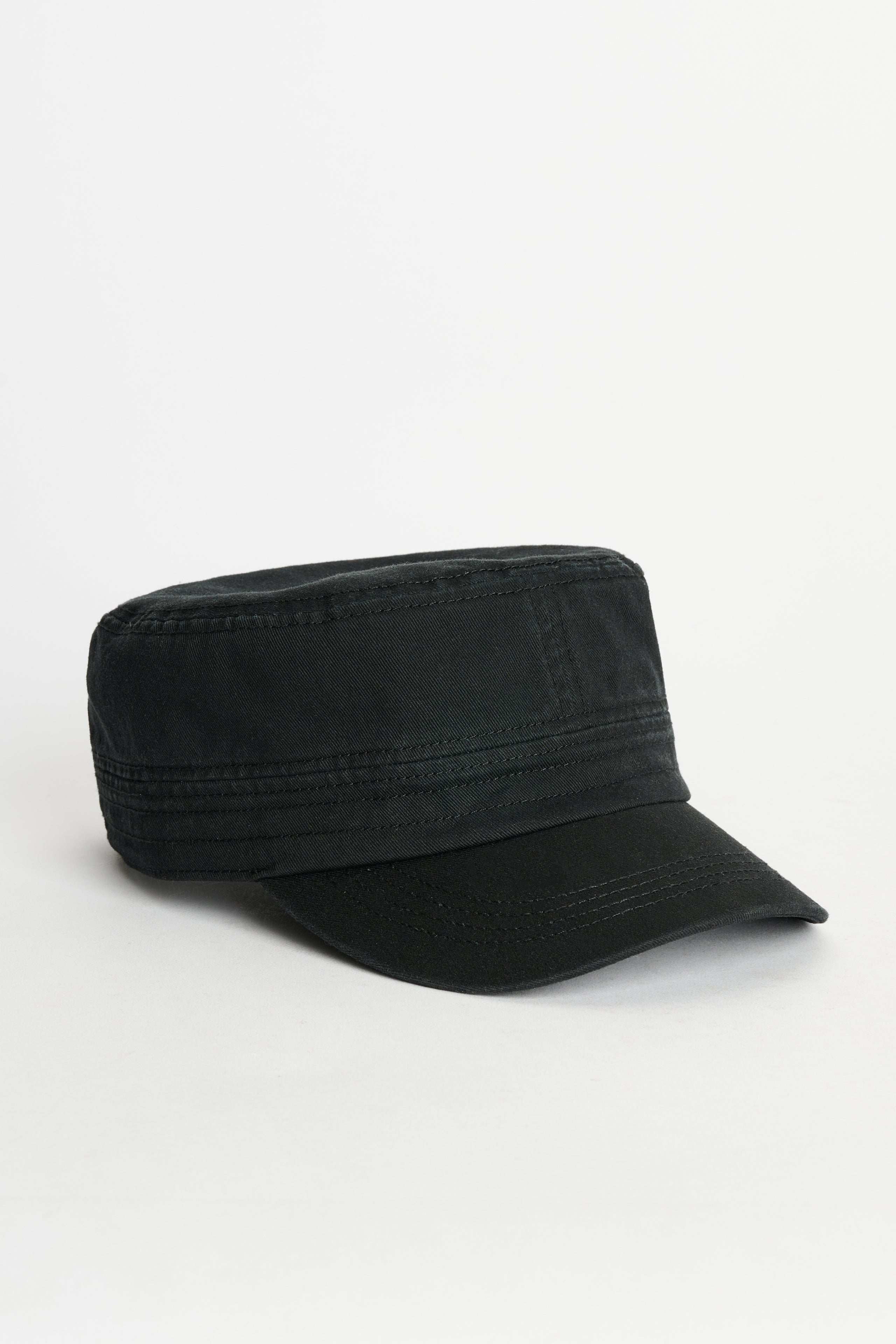 Stüssy Cadet Helvetica Logo Cap Black