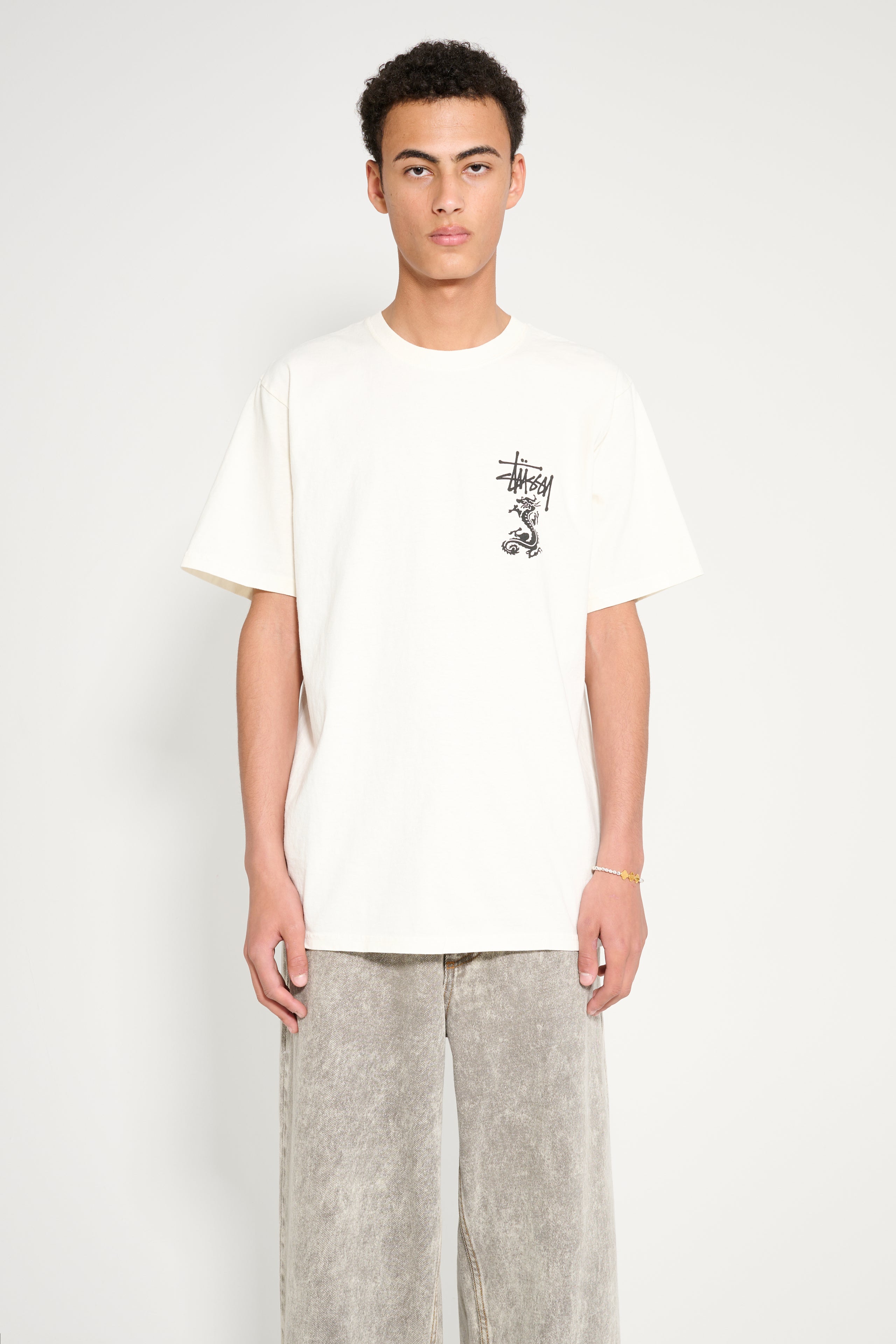 Stüssy Double Dragon Tee Natural