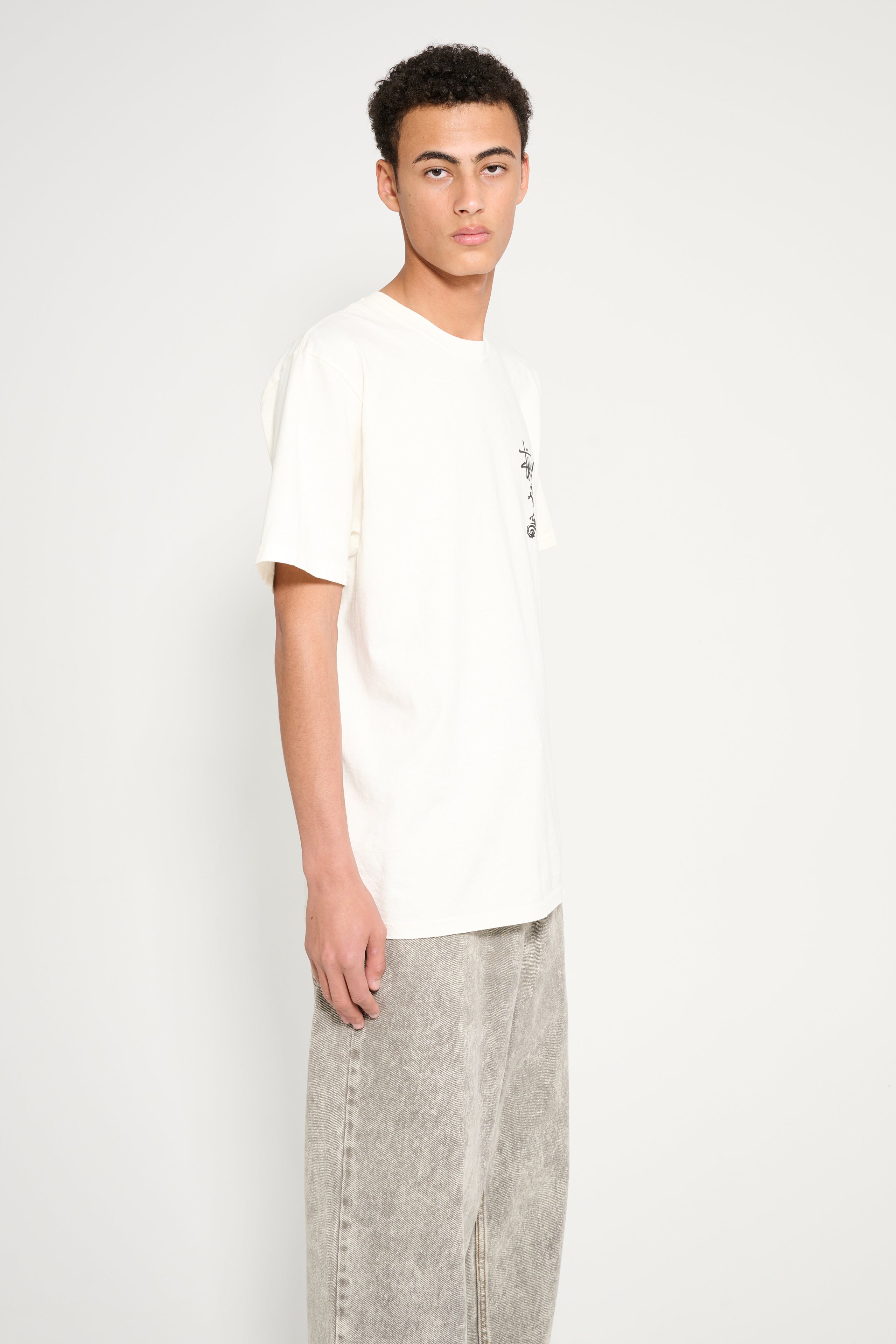 Stüssy Double Dragon Tee Natural