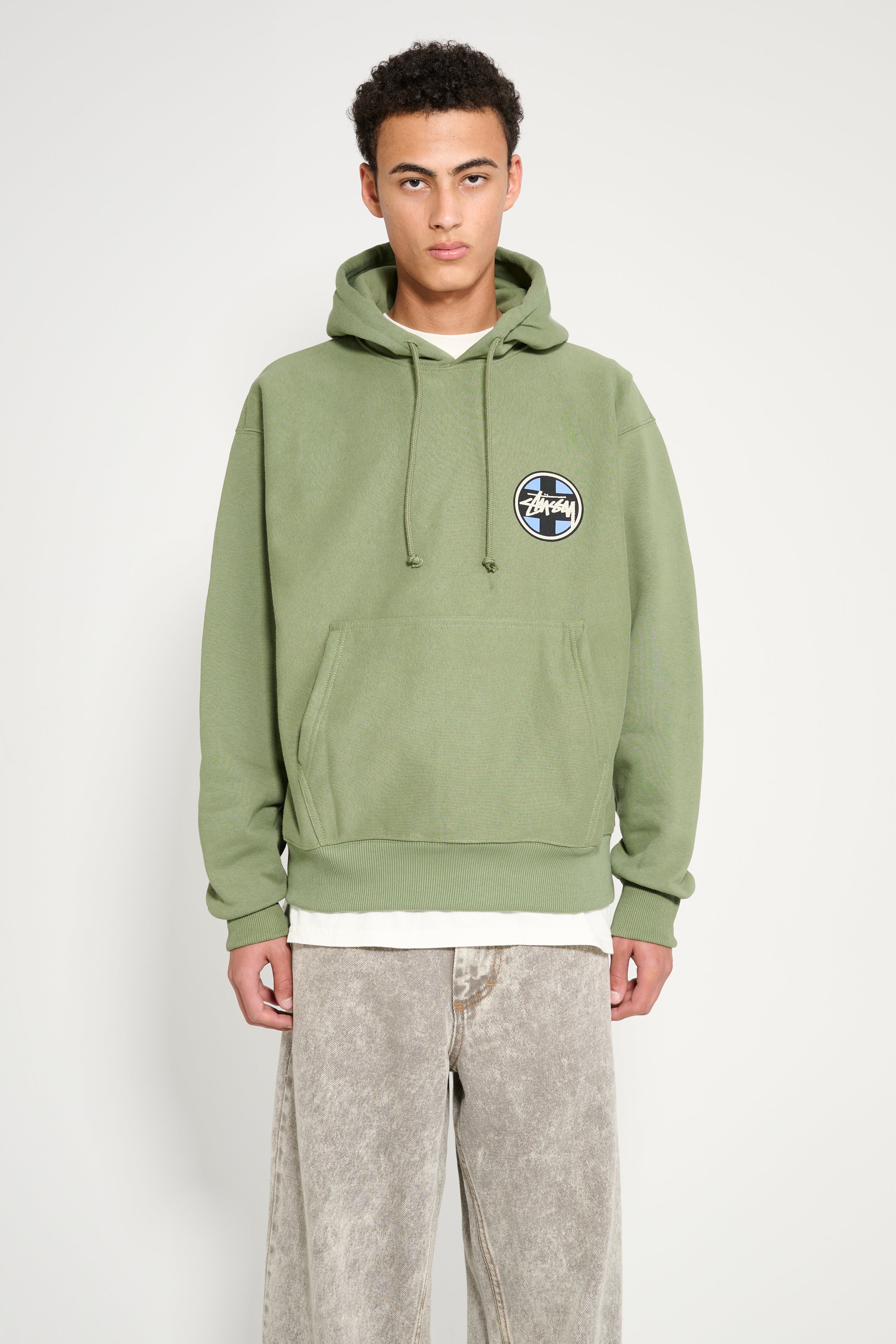 Stüssy Cross Dot Hood Olive
