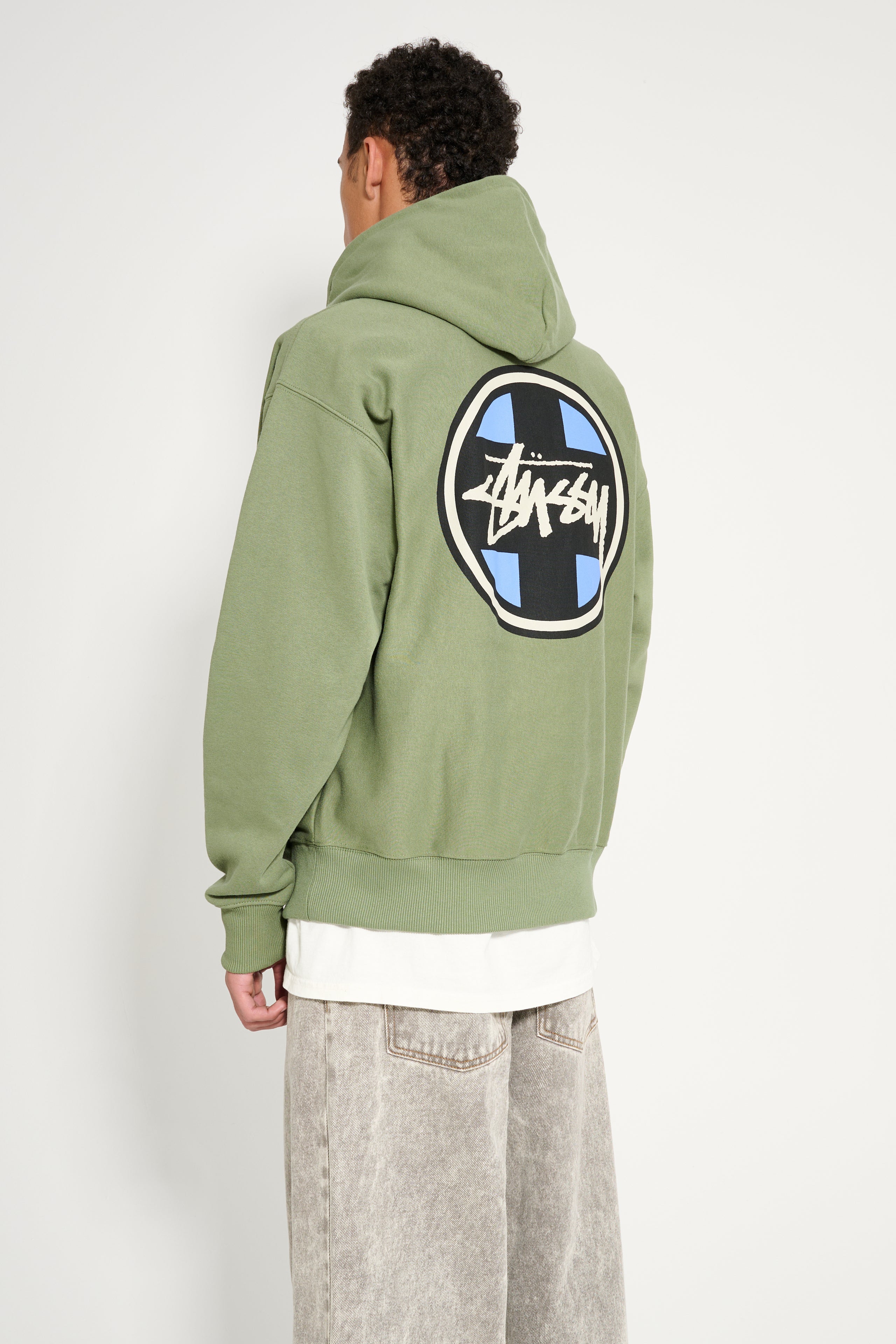 Stüssy Cross Dot Hood Olive